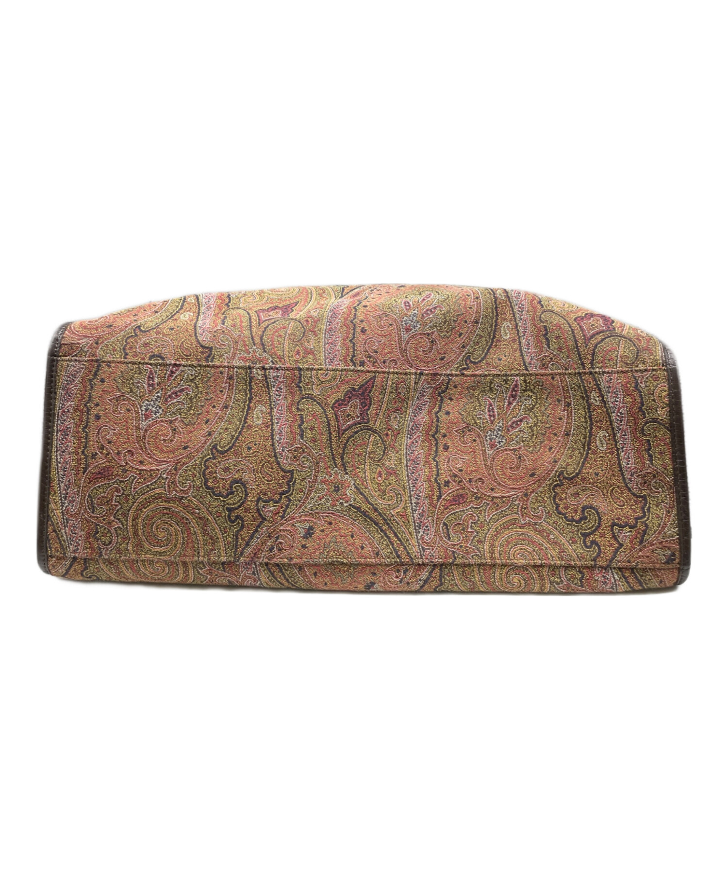 中古・古着通販】ETRO (エトロ) ペイズリー柄 トートバック ブラウン