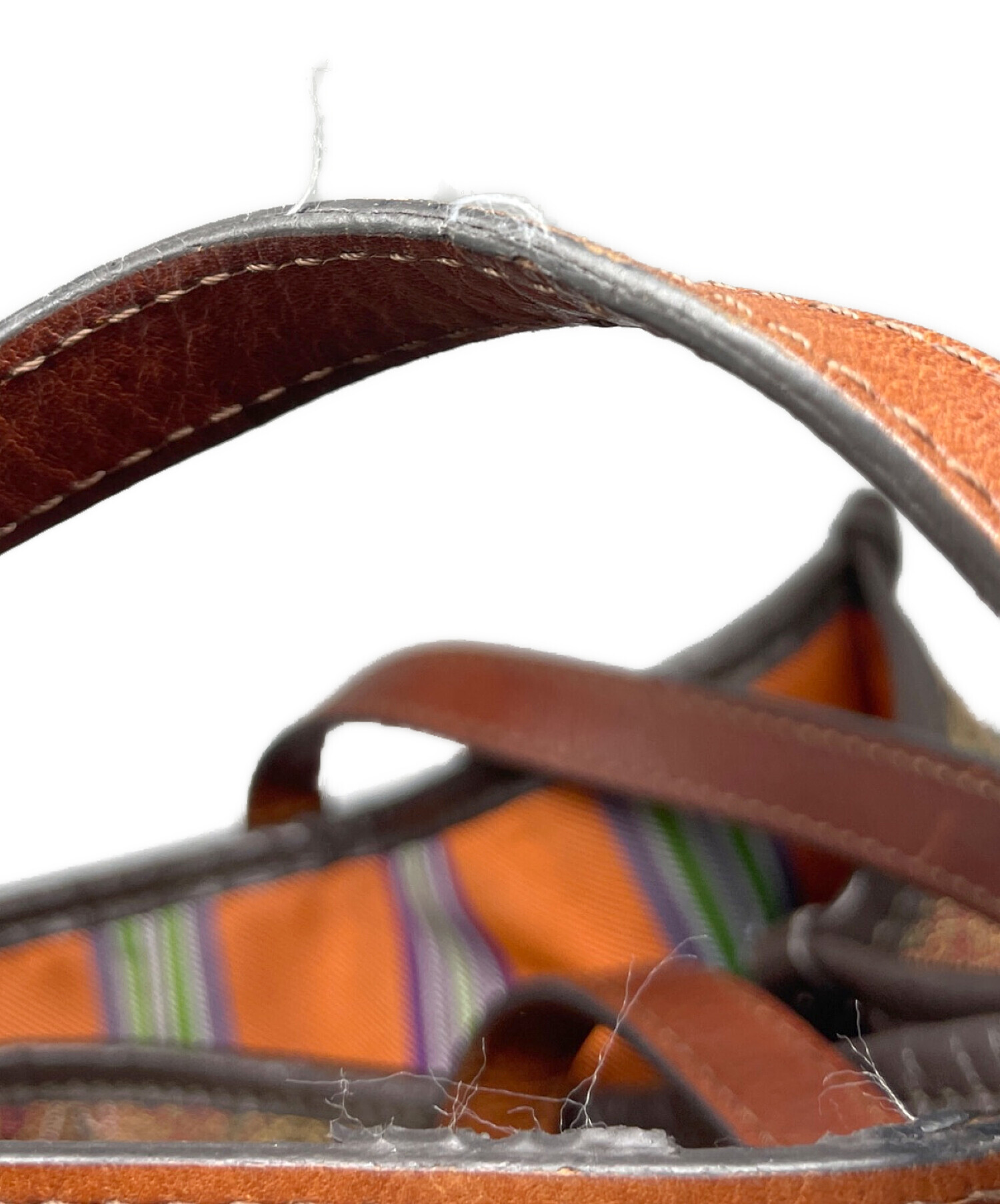 中古・古着通販】ETRO (エトロ) ペイズリー柄 トートバック ブラウン