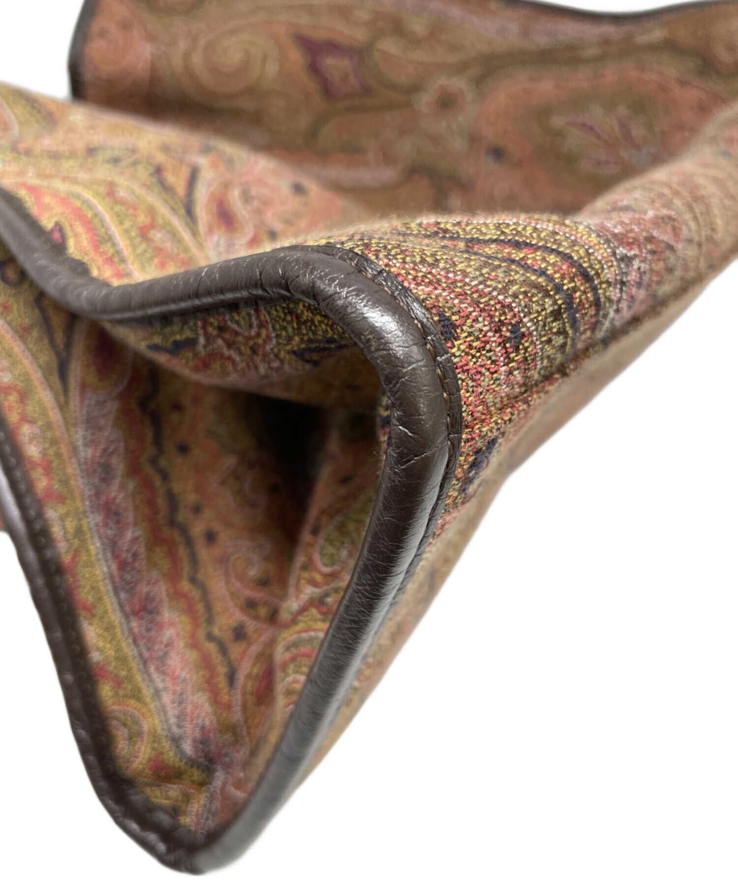 中古・古着通販】ETRO (エトロ) ペイズリー柄 トートバック ブラウン