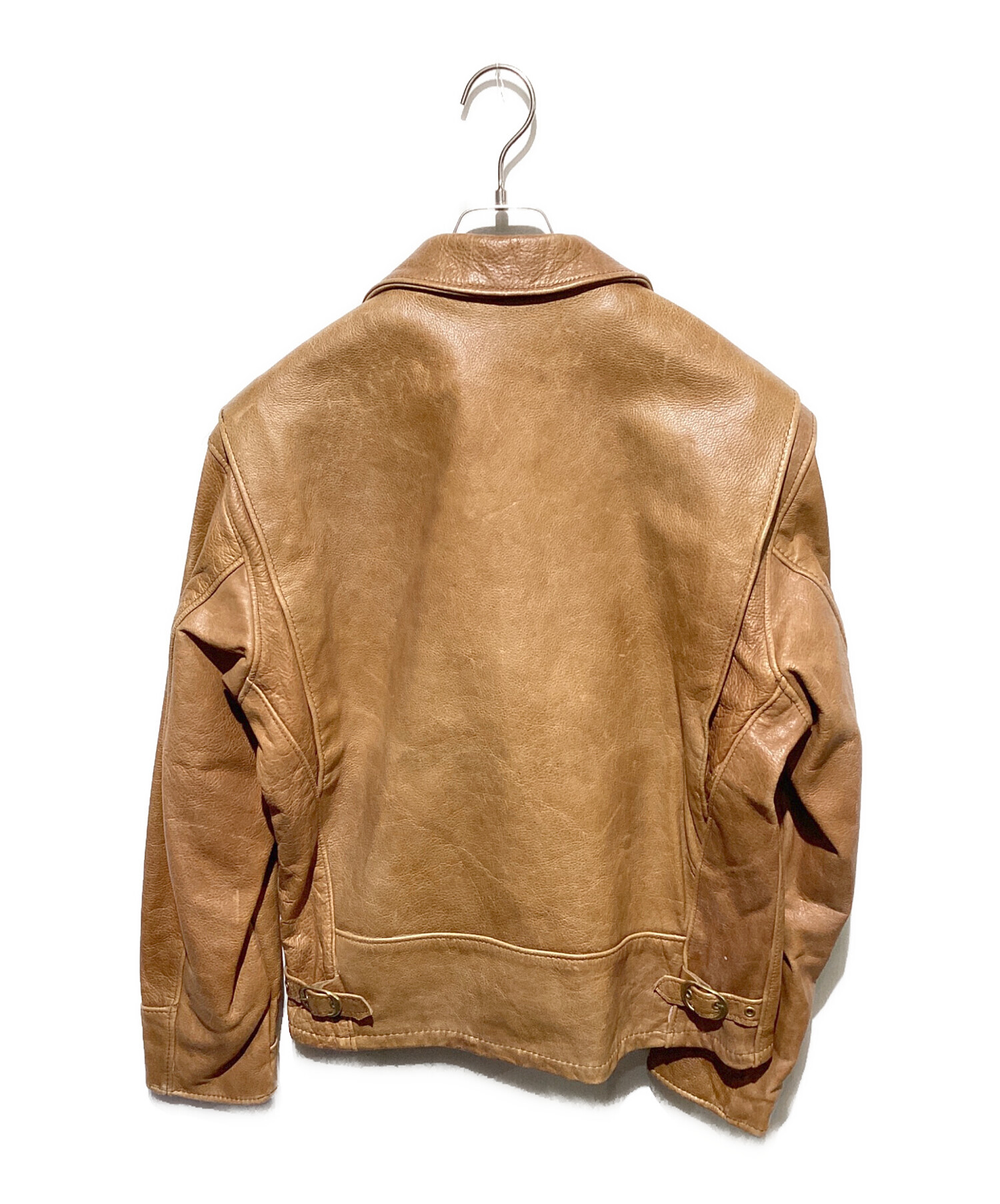 中古・古着通販】Schott (ショット) レザージャケット ブラウン サイズ