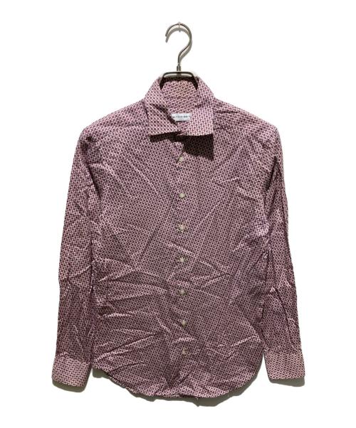 K147 新品未使用 M エトロ モノグラム イタリア製 総柄 シャツ メンズ 中古・古着通販】ETRO (エトロ) 総柄シャツ レッド サイズ:38