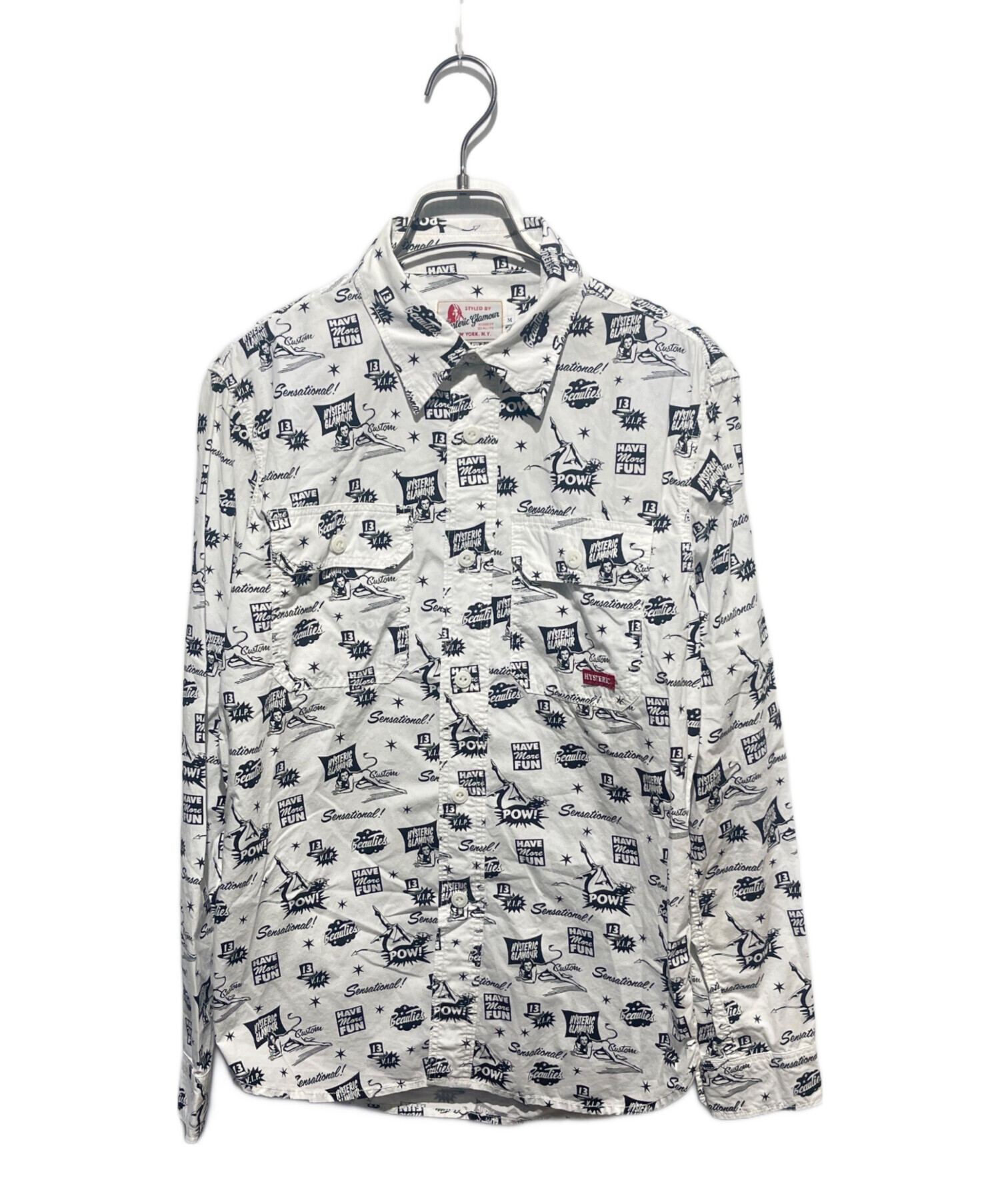 中古・古着通販】Hysteric Glamour (ヒステリックグラマー) 総柄シャツ