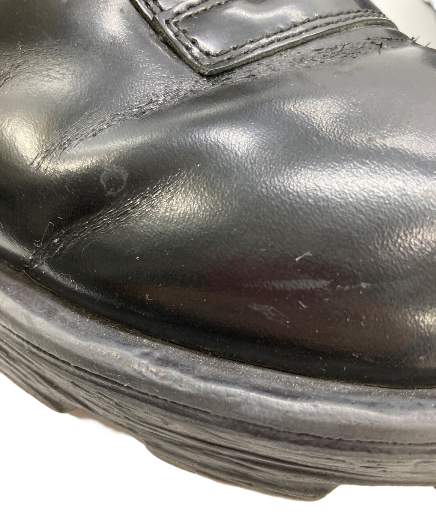 中古・古着通販】DIESEL (ディーゼル) レザーベルクロシューズ 