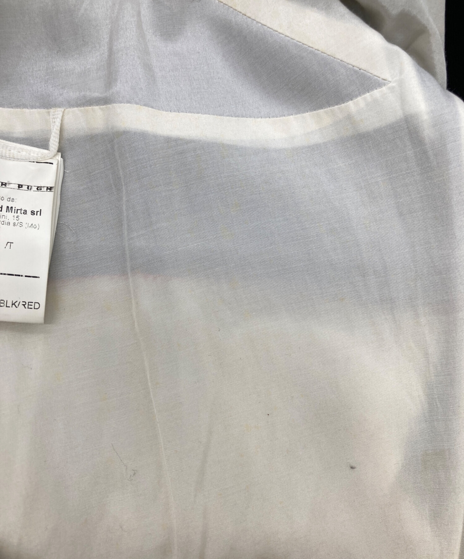 中古・古着通販】GARETH PUGH (ガレス ピュー) 変形ノーカラー