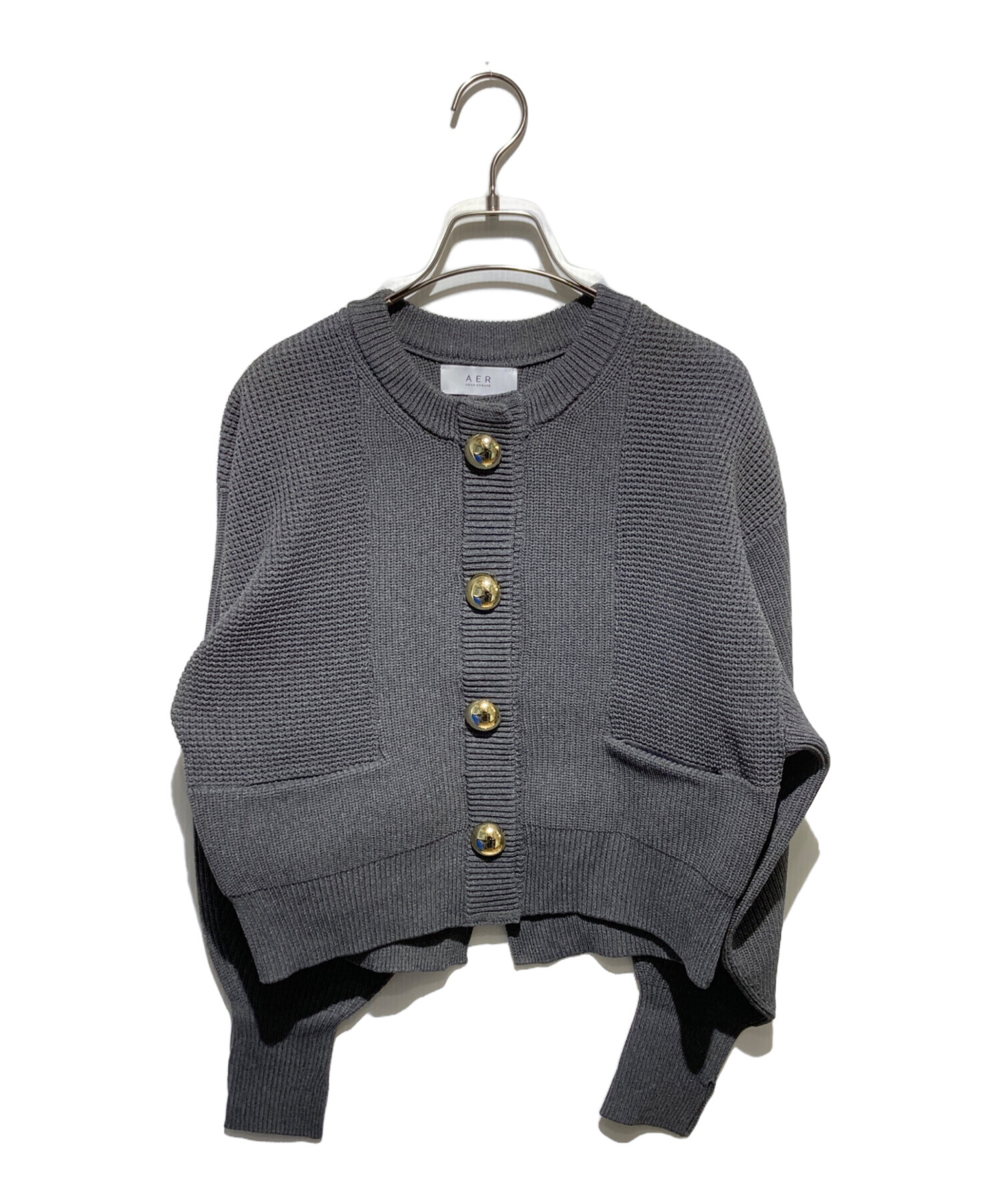 中古・古着通販】Adam et Rope (アダム エ ロペ) BIGボタンニット