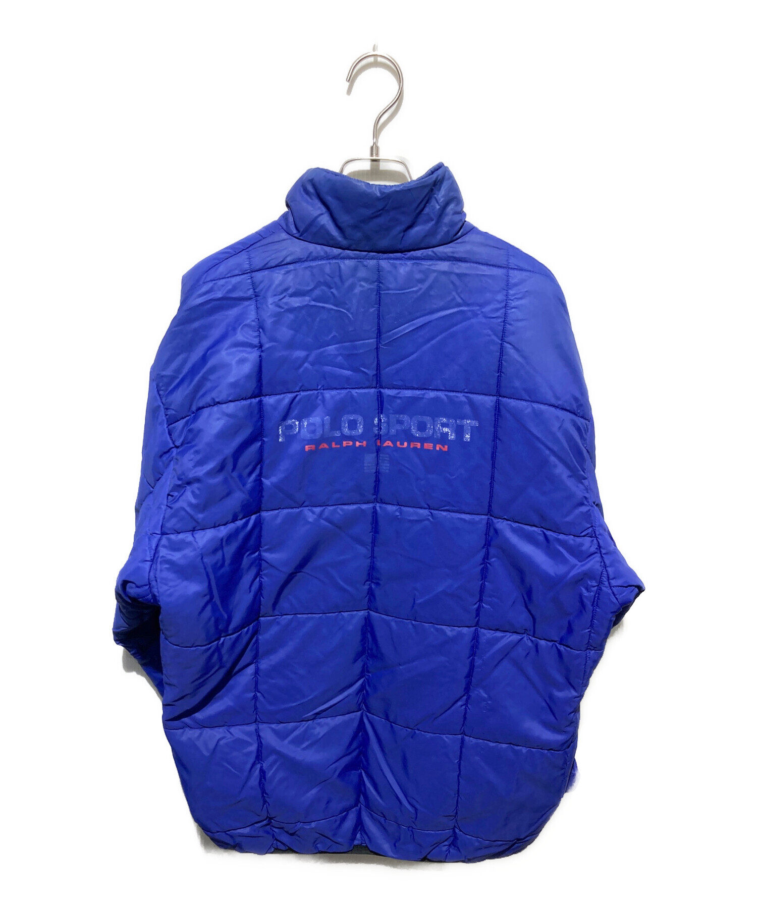 POLO SPORTS ポロスポーツ ロゴ刺繍 中綿 ナイロンジャケット 90s 90s polo sport ポロスポーツ ナイロンジャケット 刺繍ロゴ 大きい