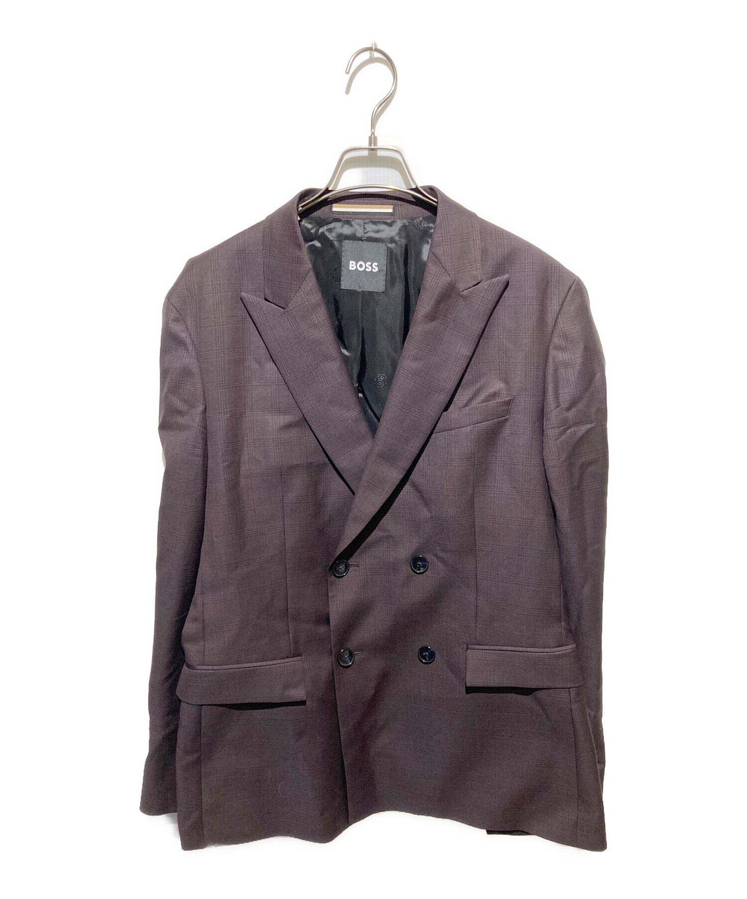 中古・古着通販】BOSS (ボス) ダブルチェックテーラードジャケット