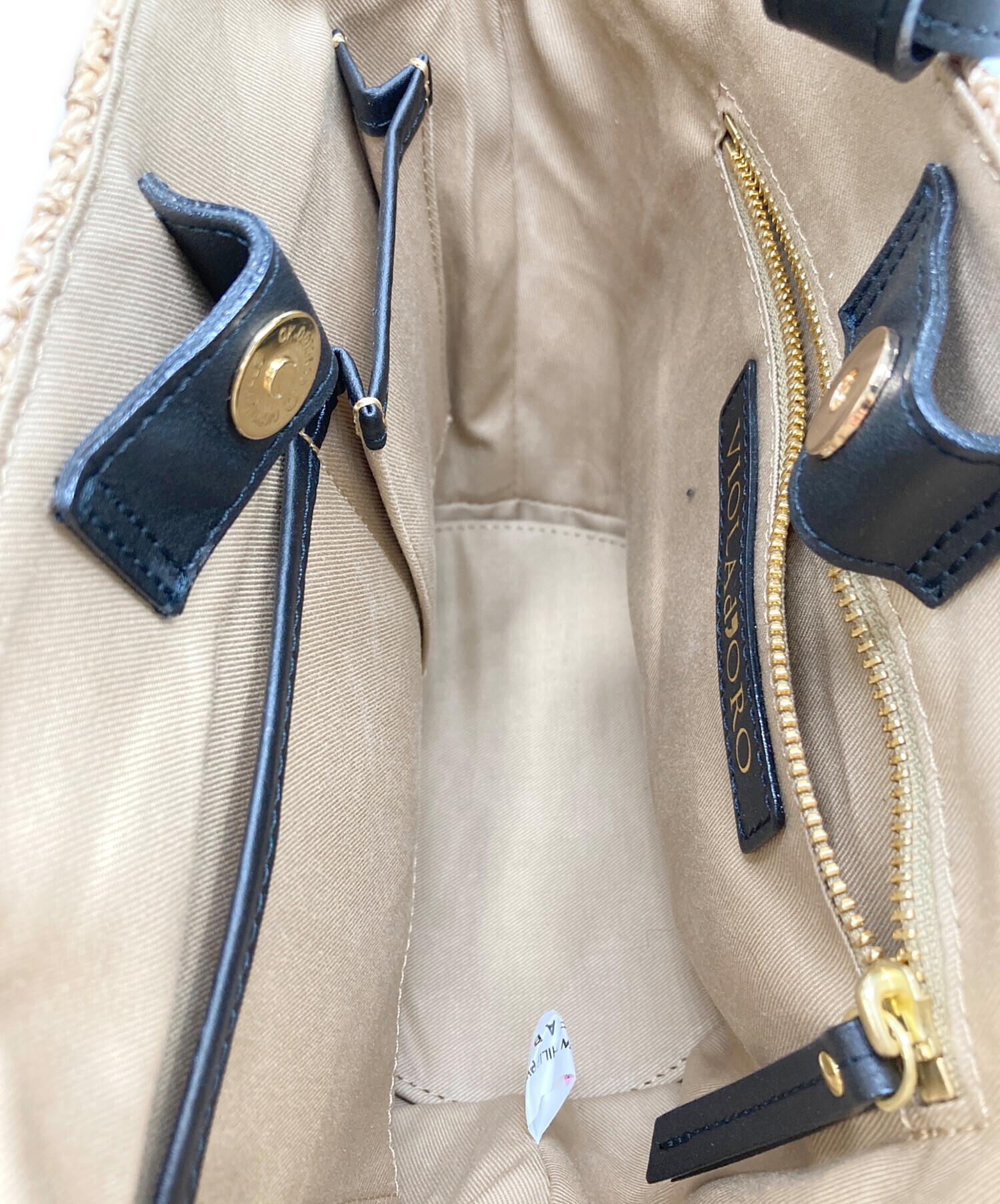 中古・古着通販】VIOLAd'ORO (ヴィオラドーロ) 2WAY カゴバッグ