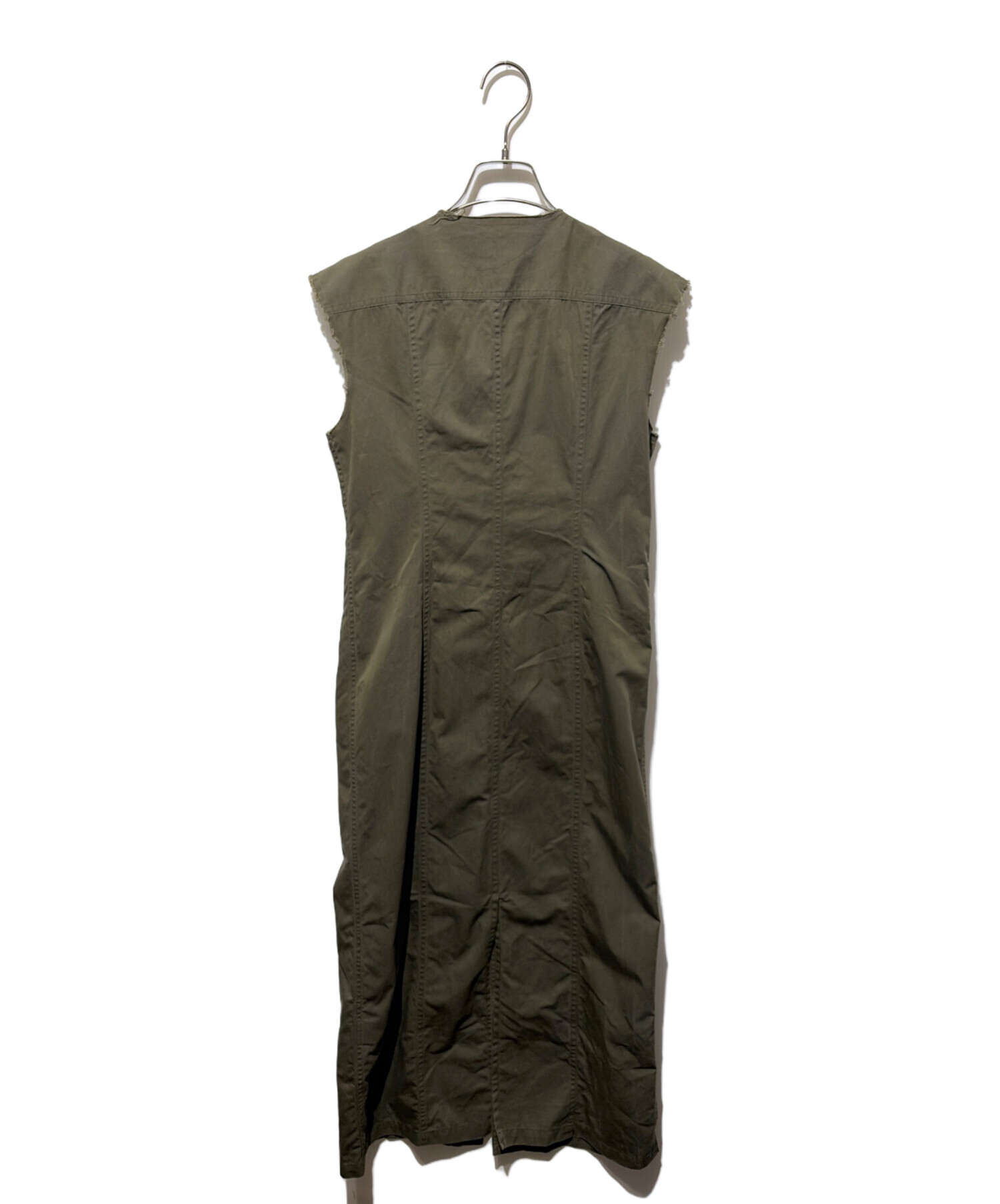 未使用 EVERYDAY I LIKE エブリデイアイライク 中綿 ロングベスト F カーキ レディース 古着 中古 USED EVERYDAY I LIKE. 未使用 25SS EVERYDAY I LIKE. エブリデイアイライク