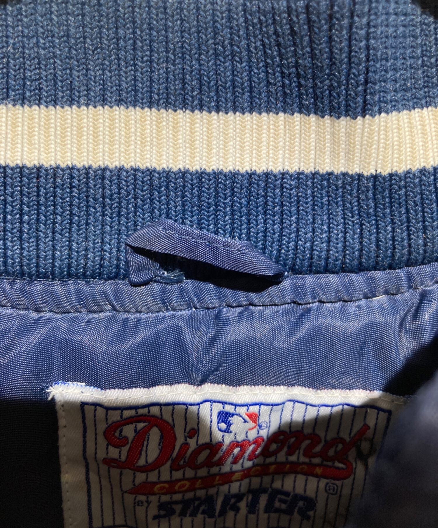 Yankees スタジャン ネイビー STARTER 中古・古着通販】STARTER (スターター) ヤンキーススタジャン ネイビー