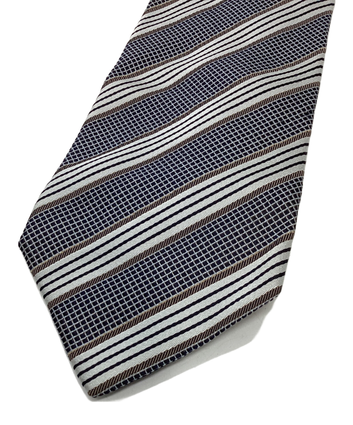 【GUCCI】シルクネクタイ 未使用品 タグ付 新社会人 就職 就活 グッチ 男 中古・古着通販】GUCCI (グッチ) シルクネクタイ ネイビー サイズ:不明