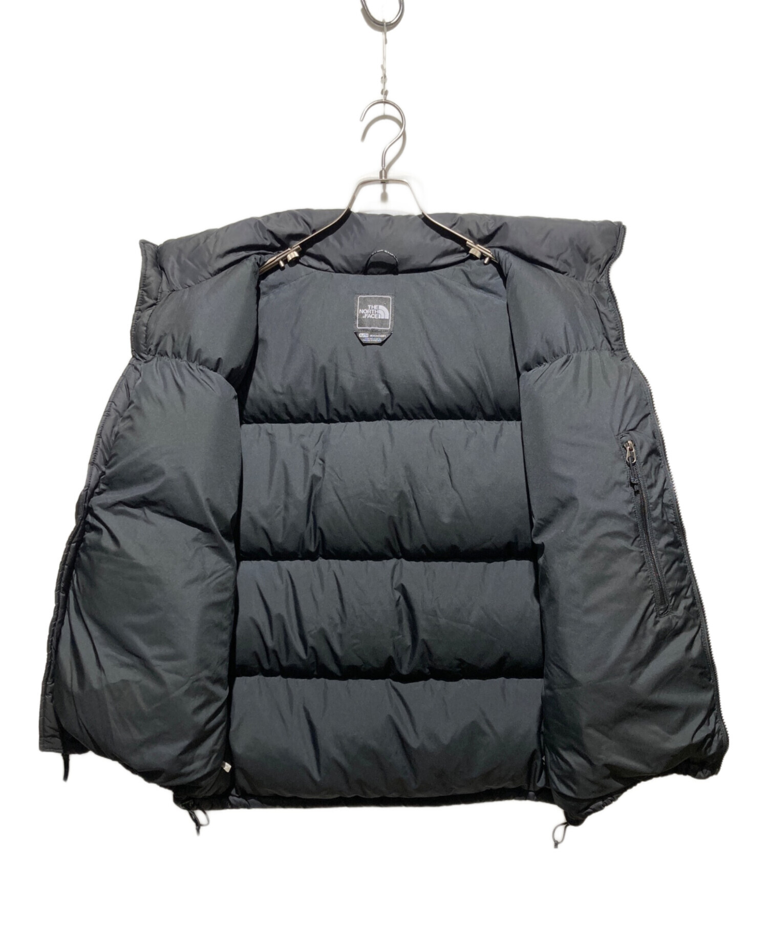 ノースフェイス　ダウンベスト　ヌプシ　ブラック　700フィル　古着　L 中古・古着通販】THE NORTH FACE (ザ ノース フェイス) 700フィル