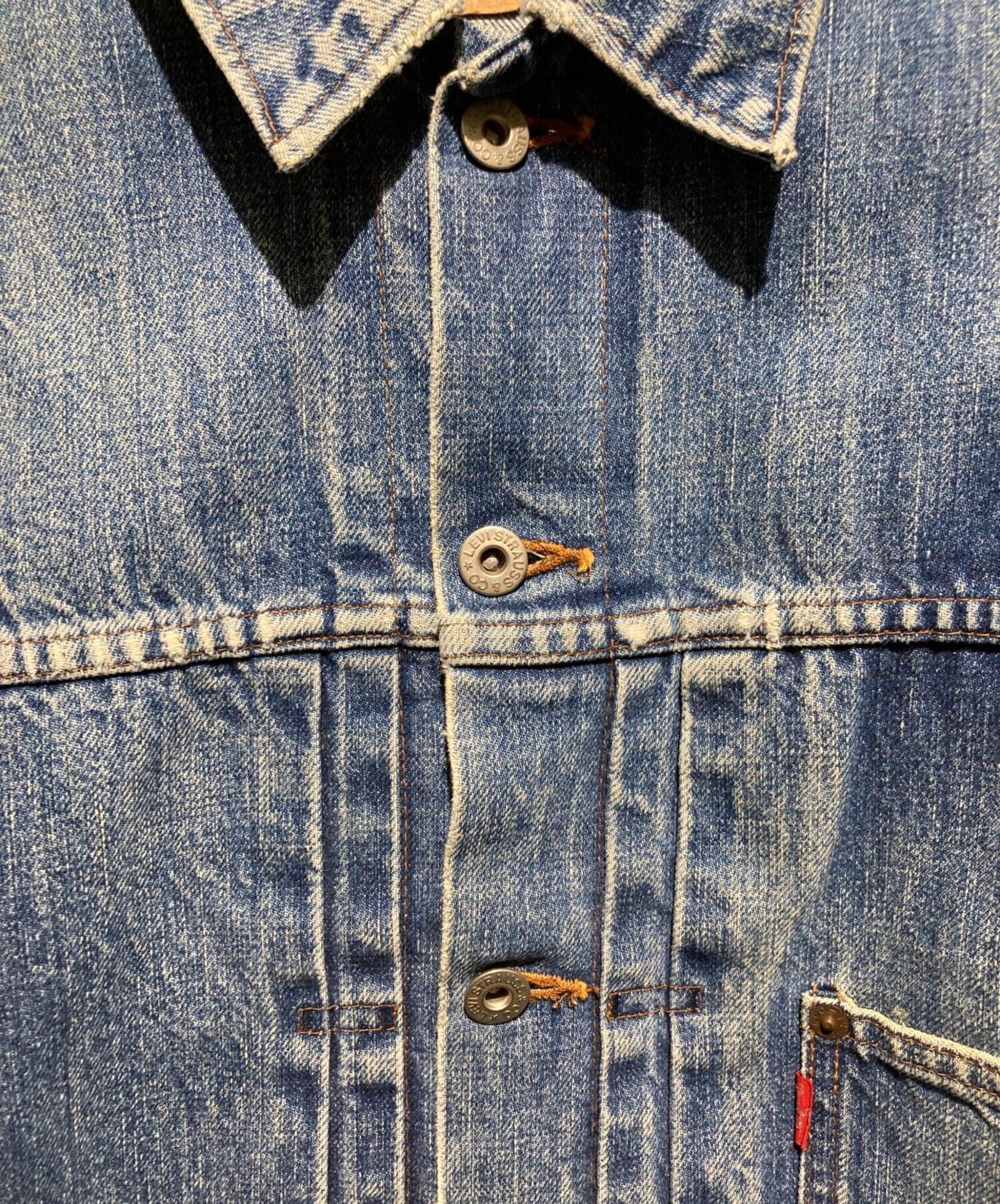 Levi's 70701XX デニムジャケット サイズ40 中古・古着通販】LEVI'S (リーバイス) 70701xx 復刻 1stデニム