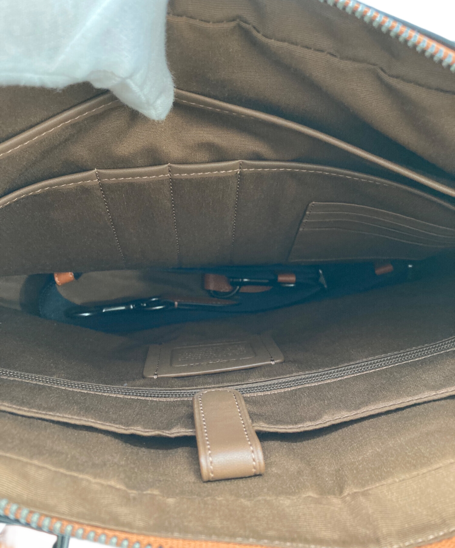 中古・古着通販】COACH (コーチ) 2WAYブリーフケース ブラウン