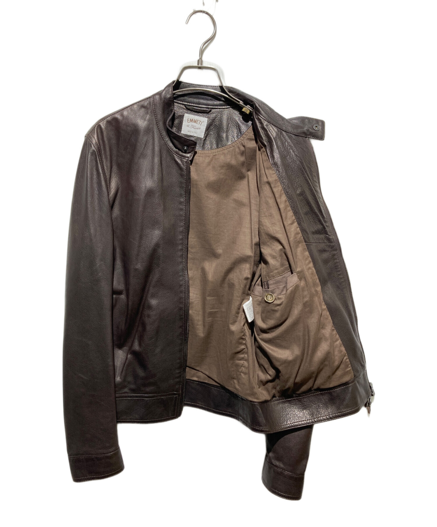 中古・古着通販】EMMETI (エンメティ) ラムレザーシングルライダース