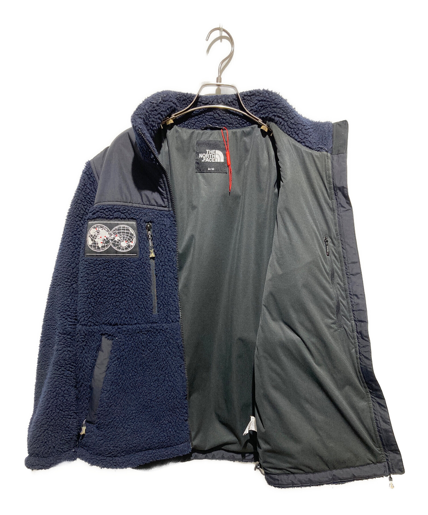 ふ*ず様 THE NORTH FACE MA-1ジャケット Lサイズ ネイビー 中古・古着通販】THE NORTH FACE (ザ ノース フェイス) MA-1ジャケット
