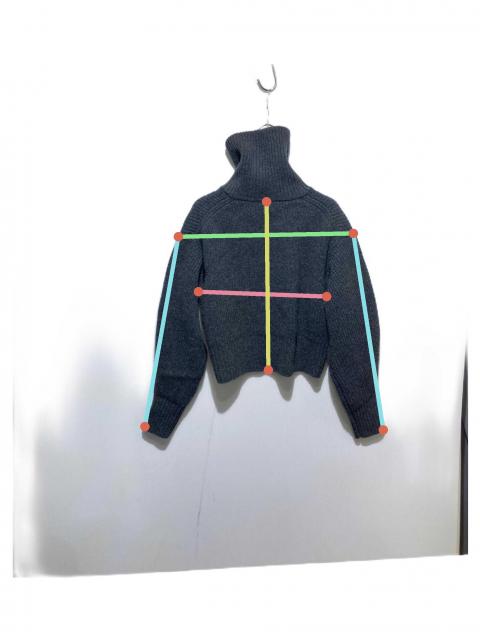 中古・古着通販】NKNIT (エヌニット) 24AW zipper double collar KNIT