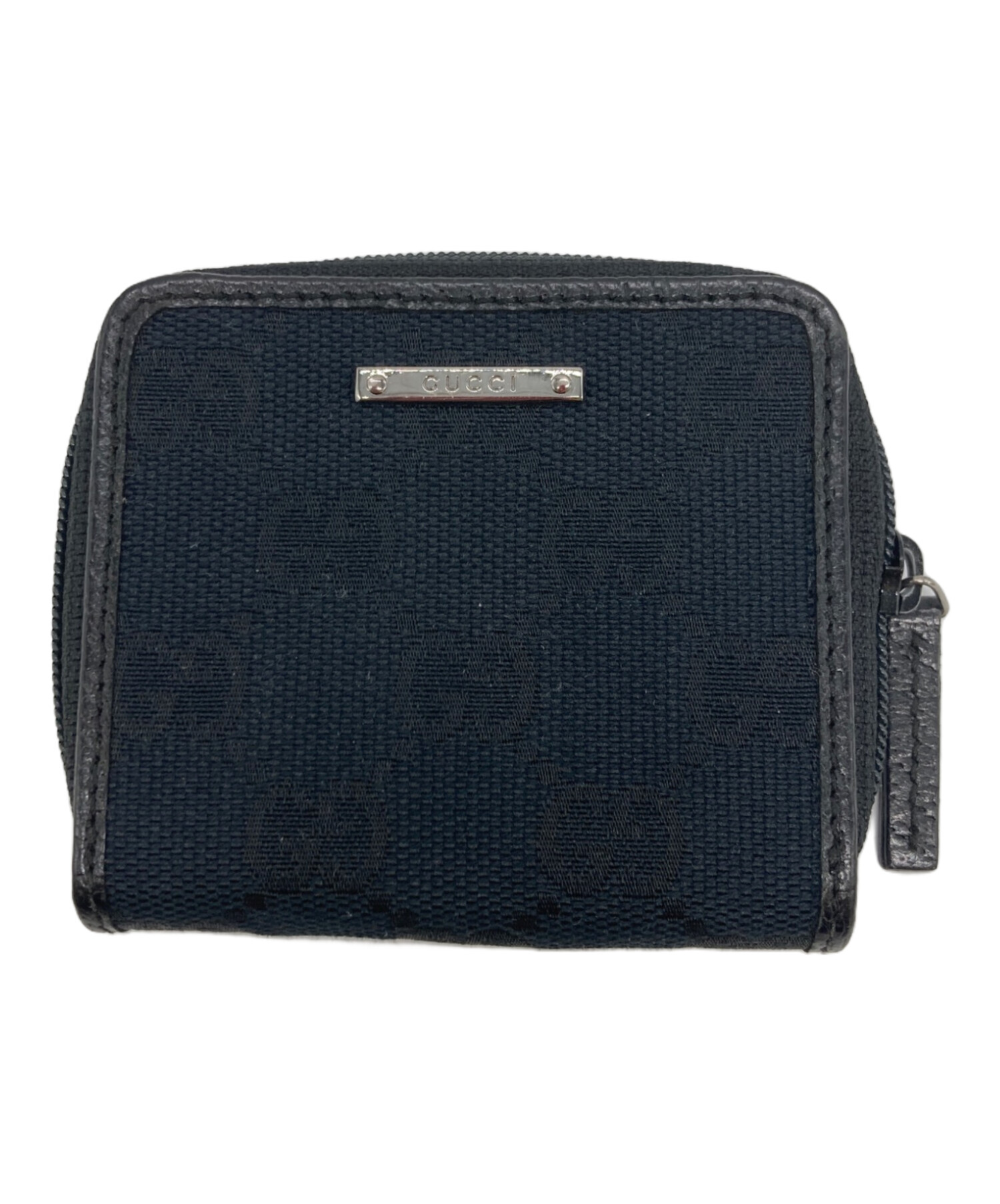 中古・古着通販】GUCCI (グッチ) GGキャンバスコインケース ネイビー 
