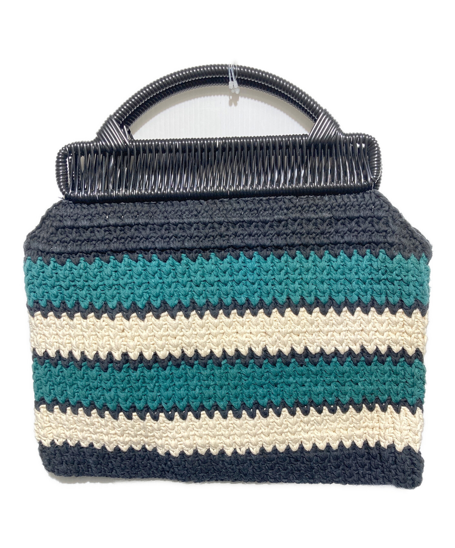 中古・古着通販】MARNI (マルニ) ニットクロシェットバック グリーン 