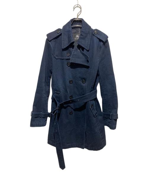 希少 入手困難品 BURBERRY BLACK LABEL デニムトレンチコート 中古・古着通販】BURBERRY BLACK LABEL (バーバリーブラックレーベル
