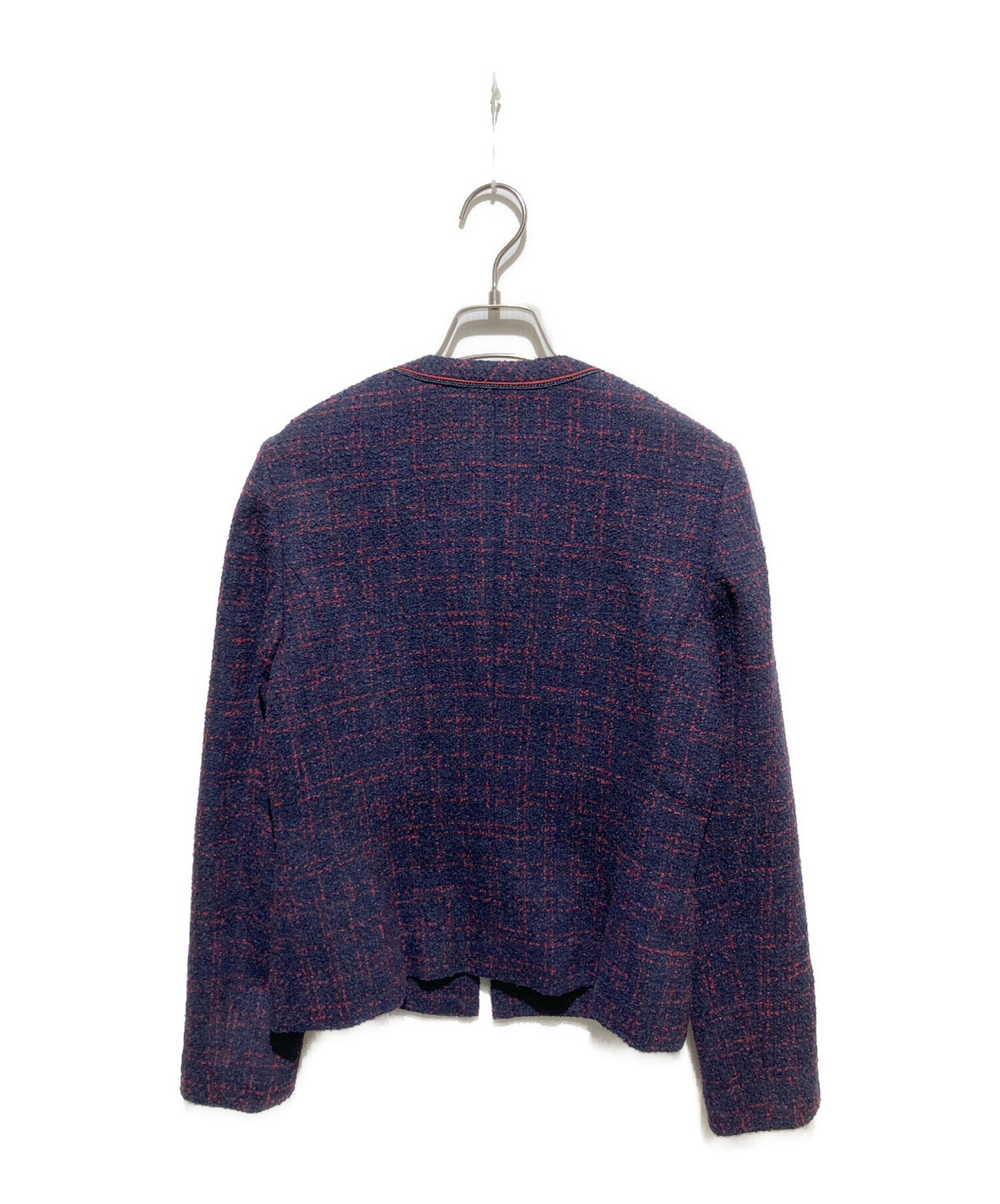 中古・古着通販】HANAE MORI (ハナエモリ) ノーカラーツイード 