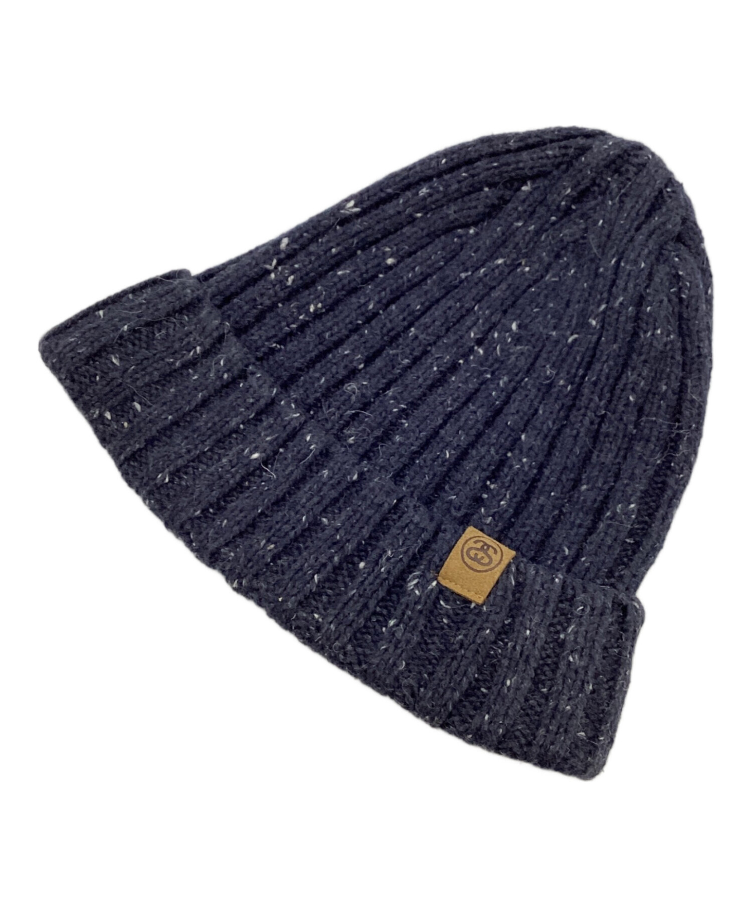 中古・古着通販】stussy (ステューシー) ネップビーニー ネイビー