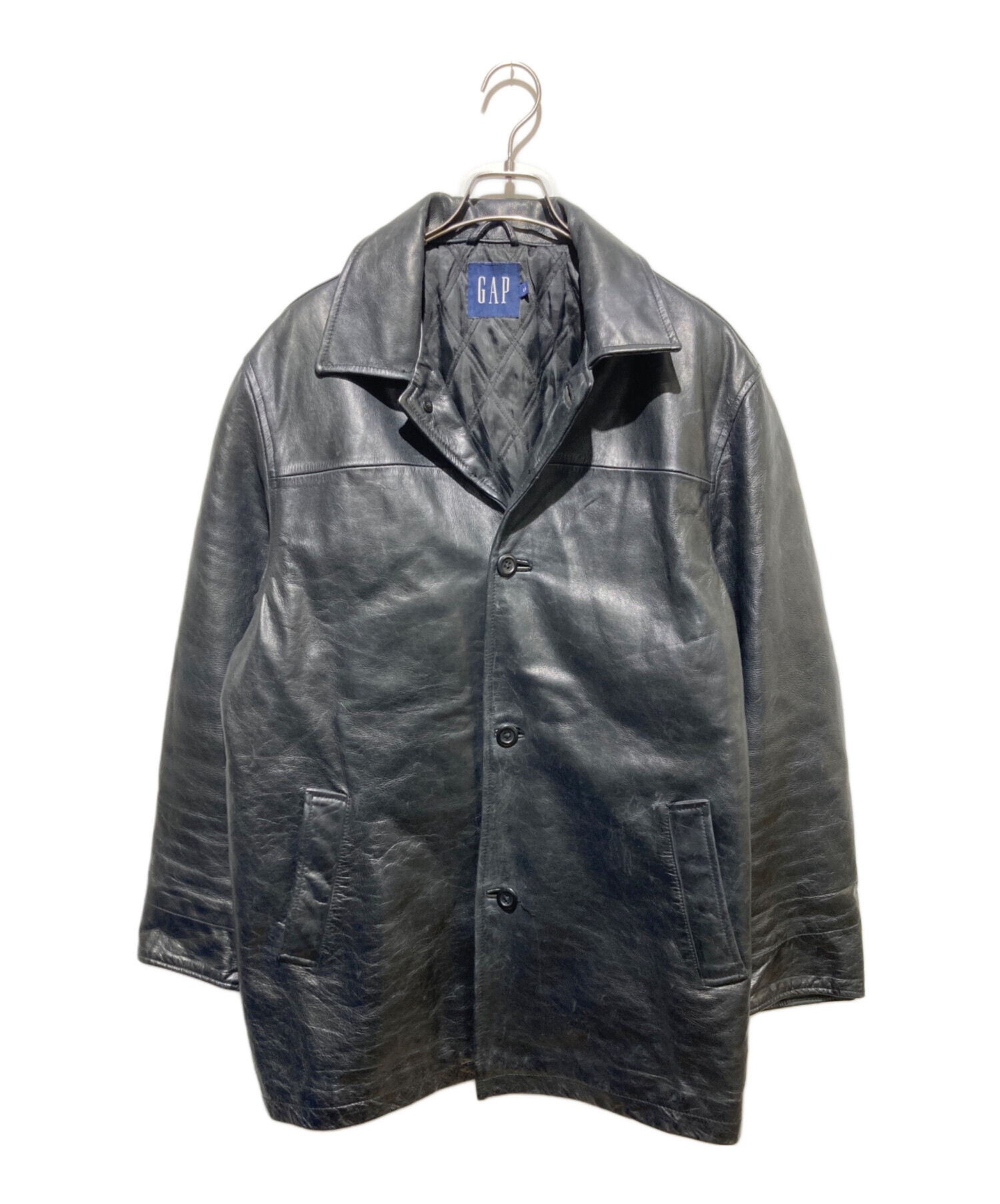 中古・古着通販】OLD GAP (オールドギャップ) 00s レザーカーコート