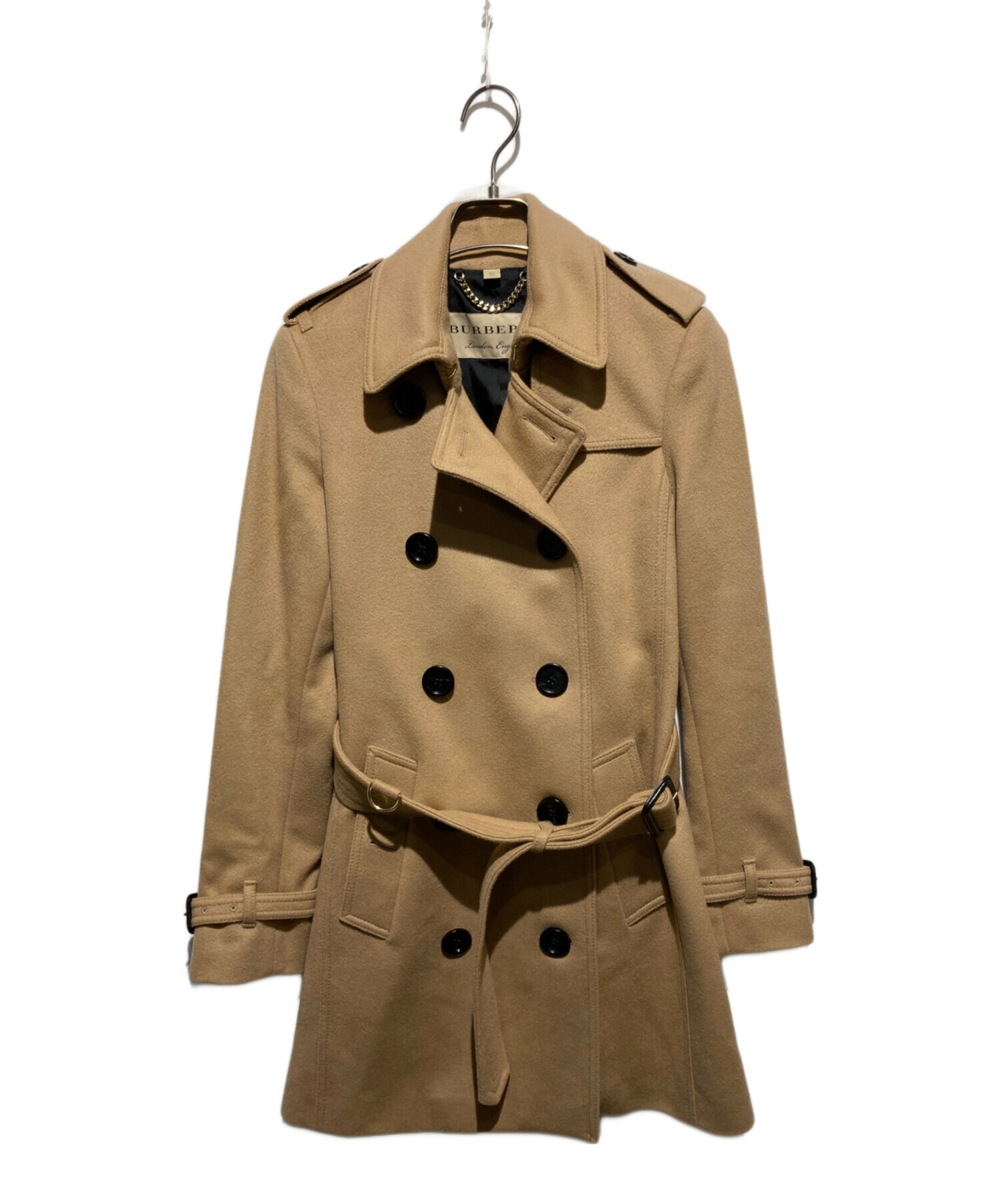 BURBERRY　LONDON　ENGLAND　カシミア トレンチサイズ50 中古・古着通販】BURBERRY LONDON (バーバリーロンドン) カシミヤ混