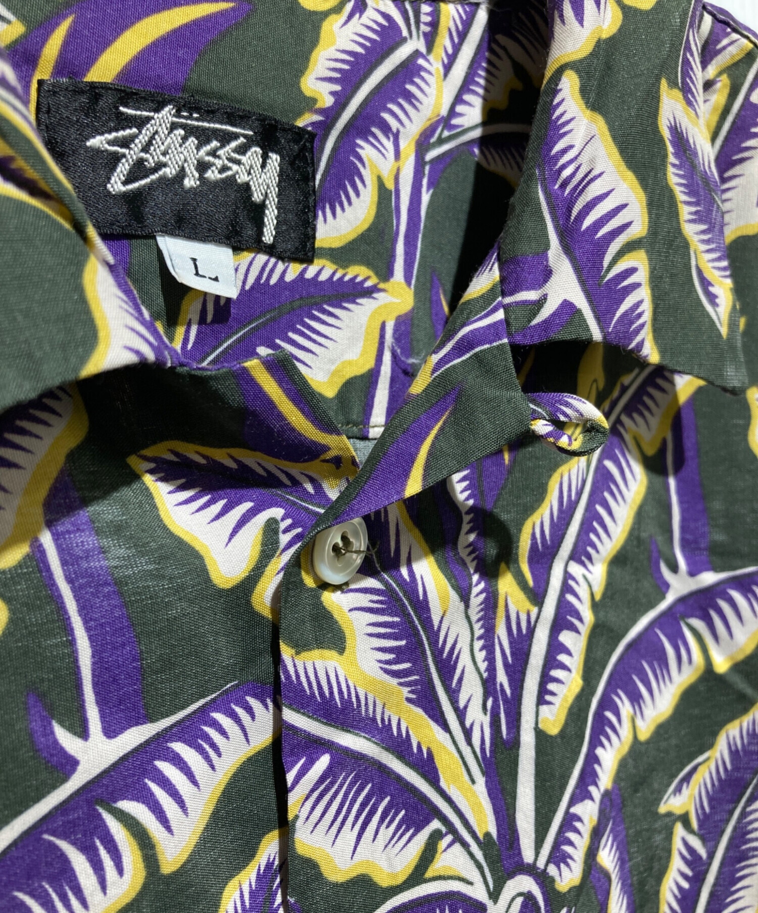 中古・古着通販】old stussy (オールドステューシー) 80s 黒タグアロハ