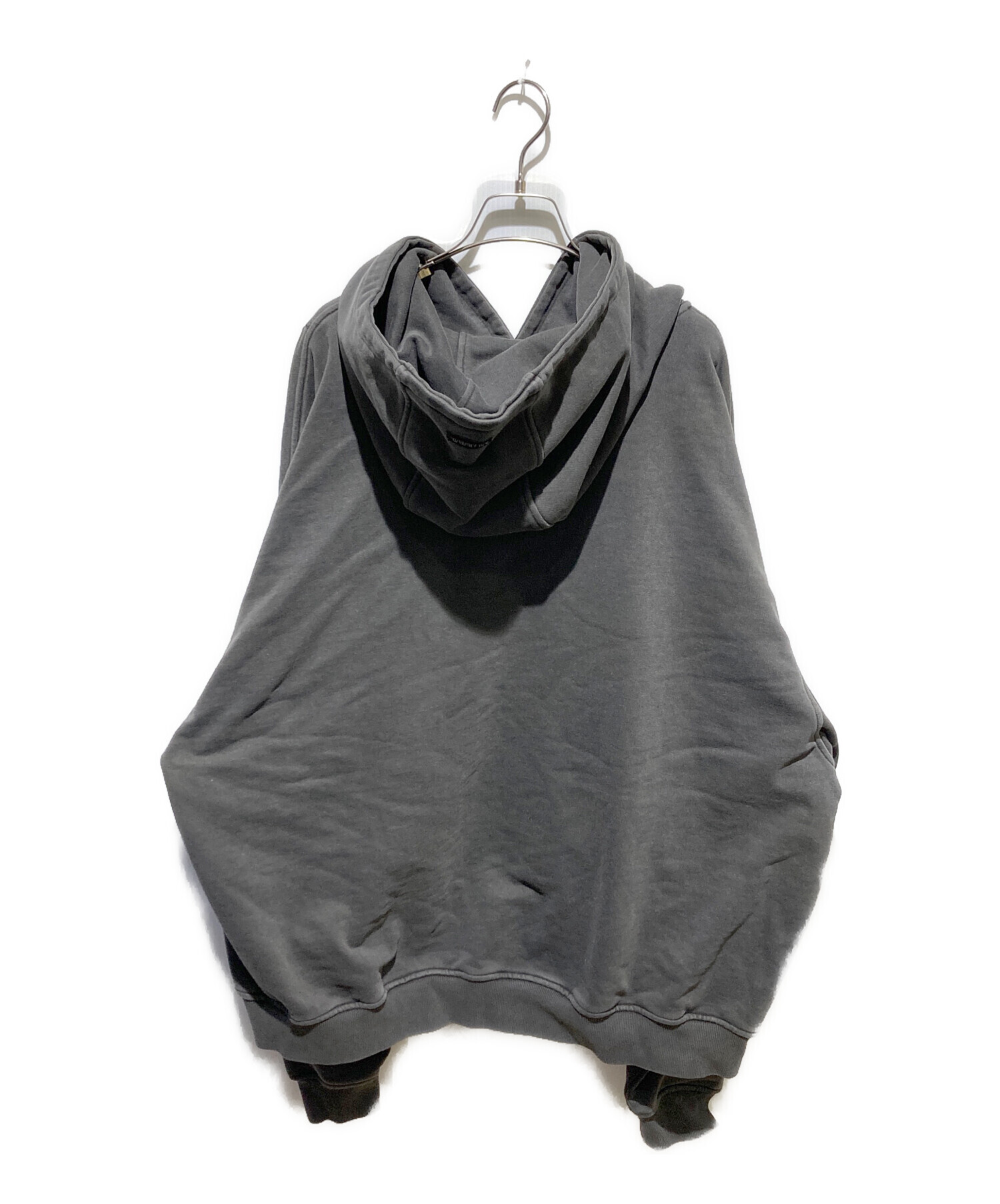 中古・古着通販】AJOBYAJO (アジョバイアジョ) Washed Hoodie グレー 