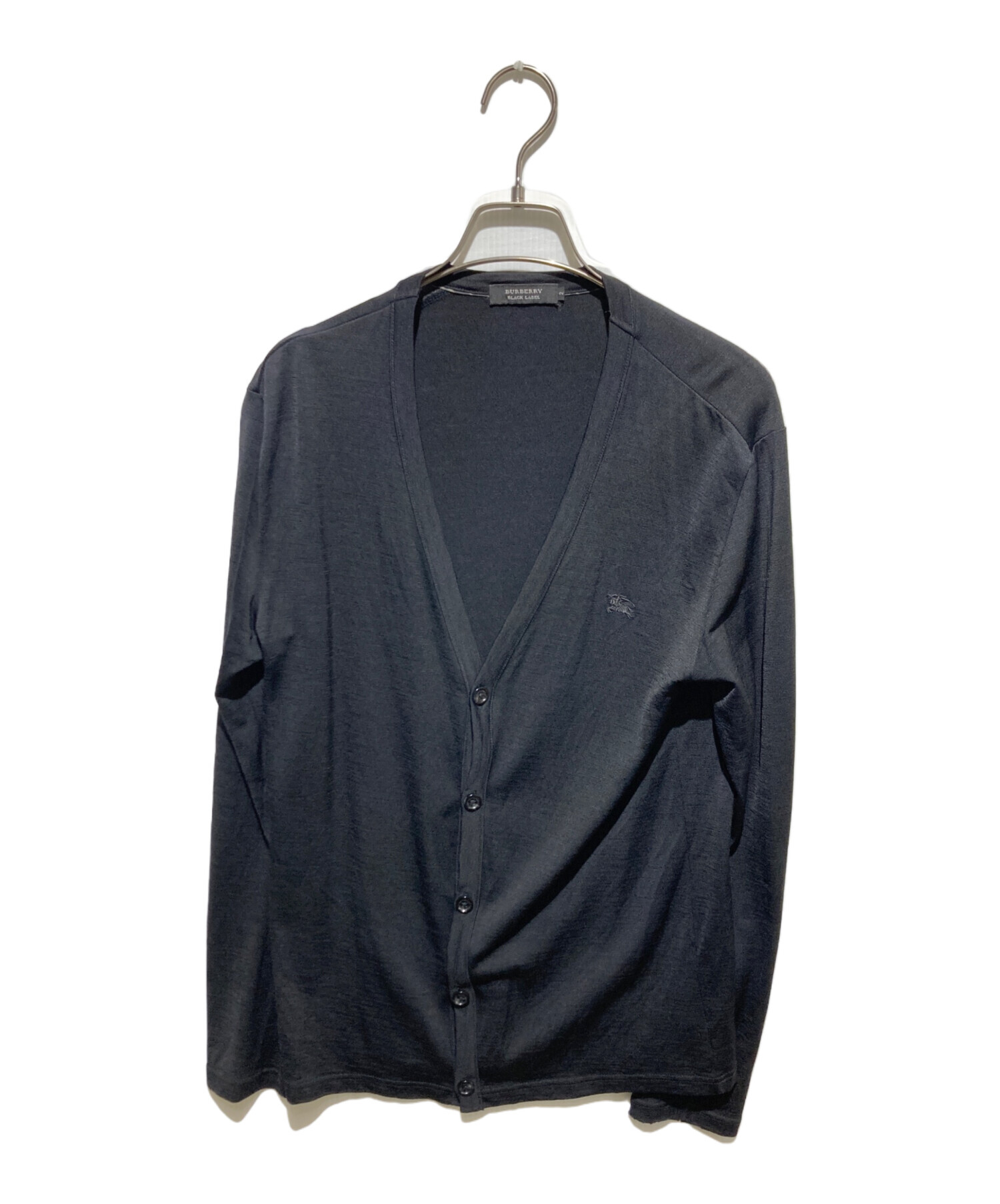 BURBERRY BLUE LABEL バーバリー カーディガン ブラック 長袖 中古・古着通販】BURBERRY BLUE LABEL (バーバリー ブルー レーベル