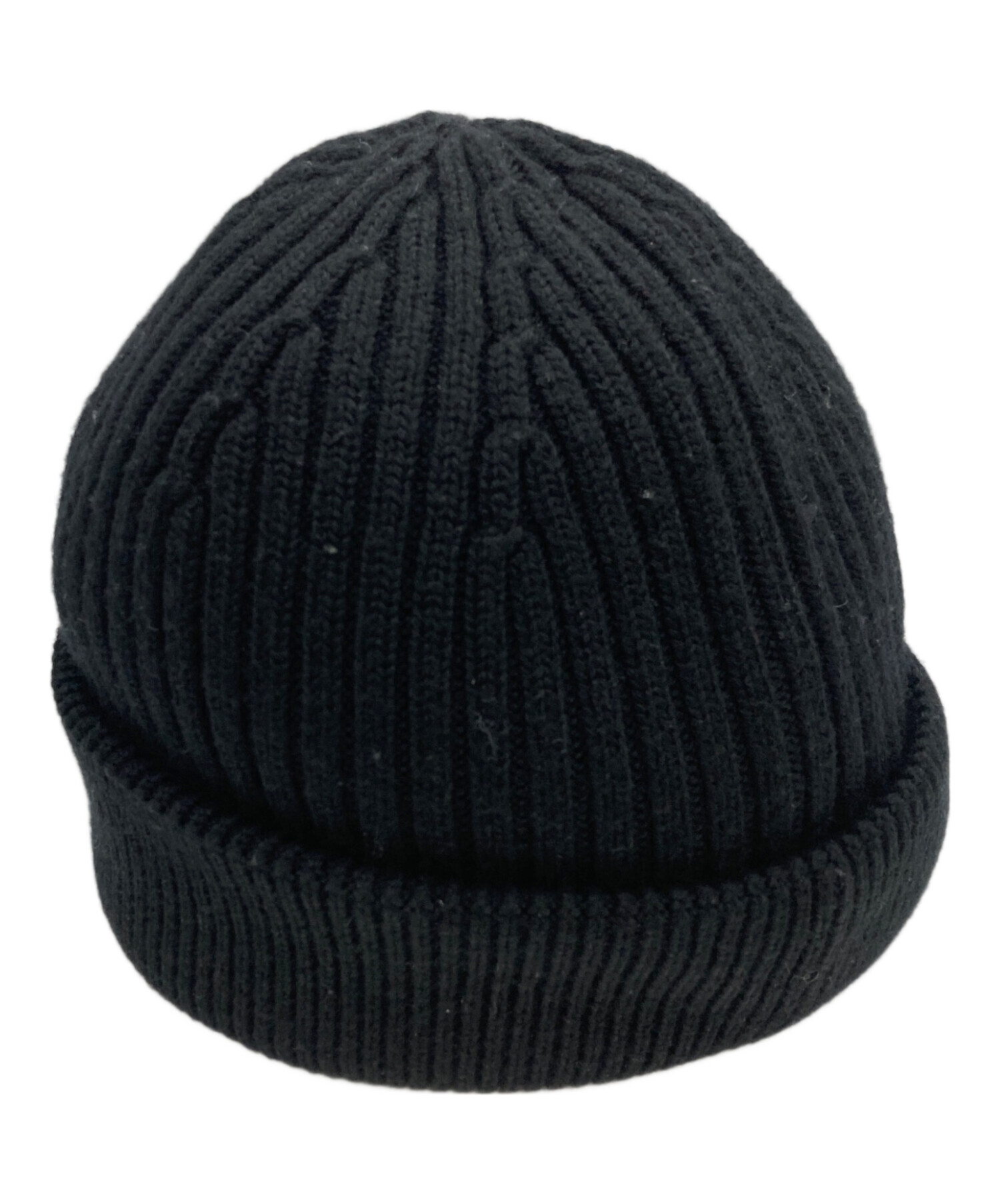 中古・古着通販】LOEWE (ロエベ) ニット帽/ロゴビーニー ブラック