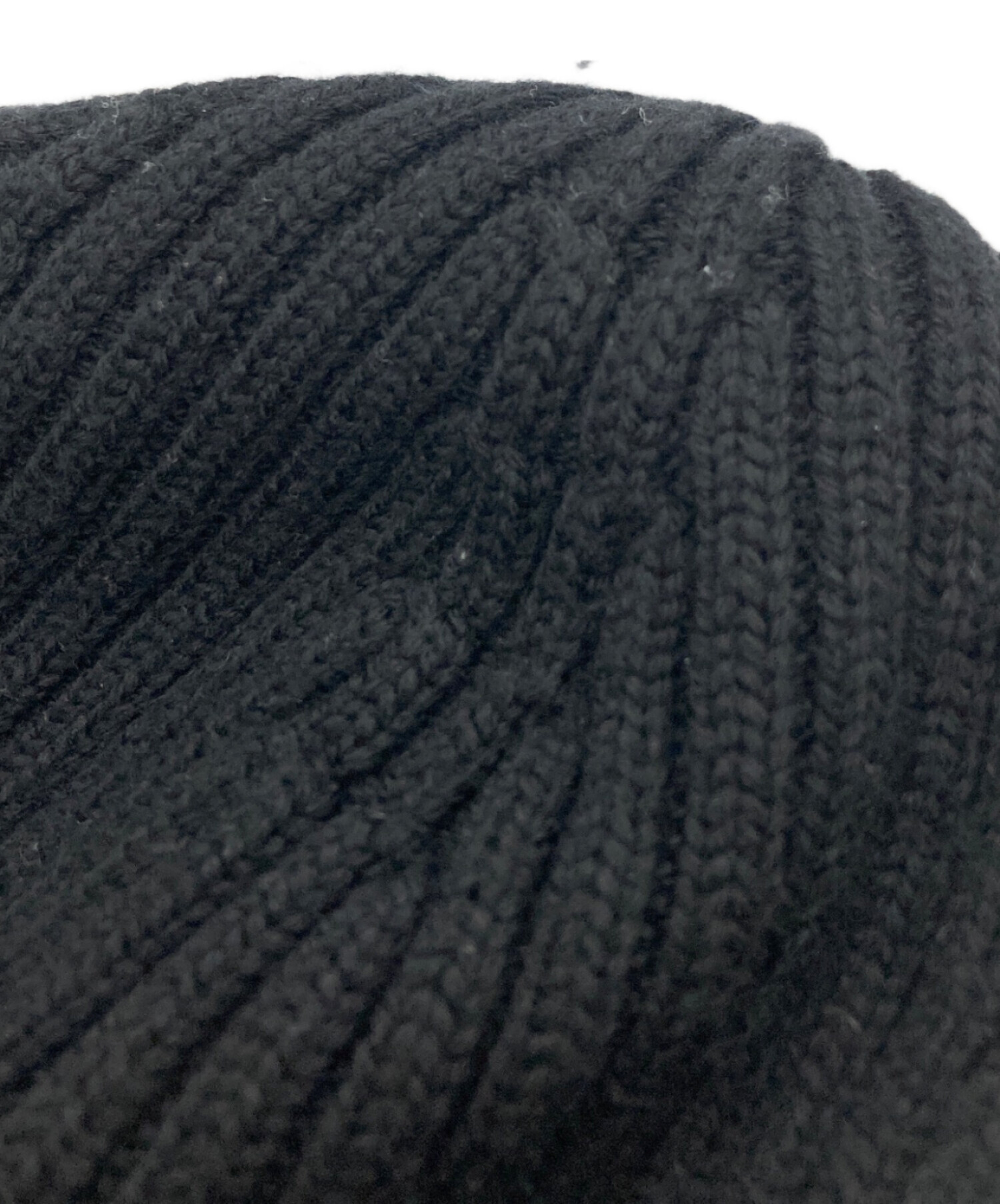 中古・古着通販】LOEWE (ロエベ) ニット帽/ロゴビーニー ブラック