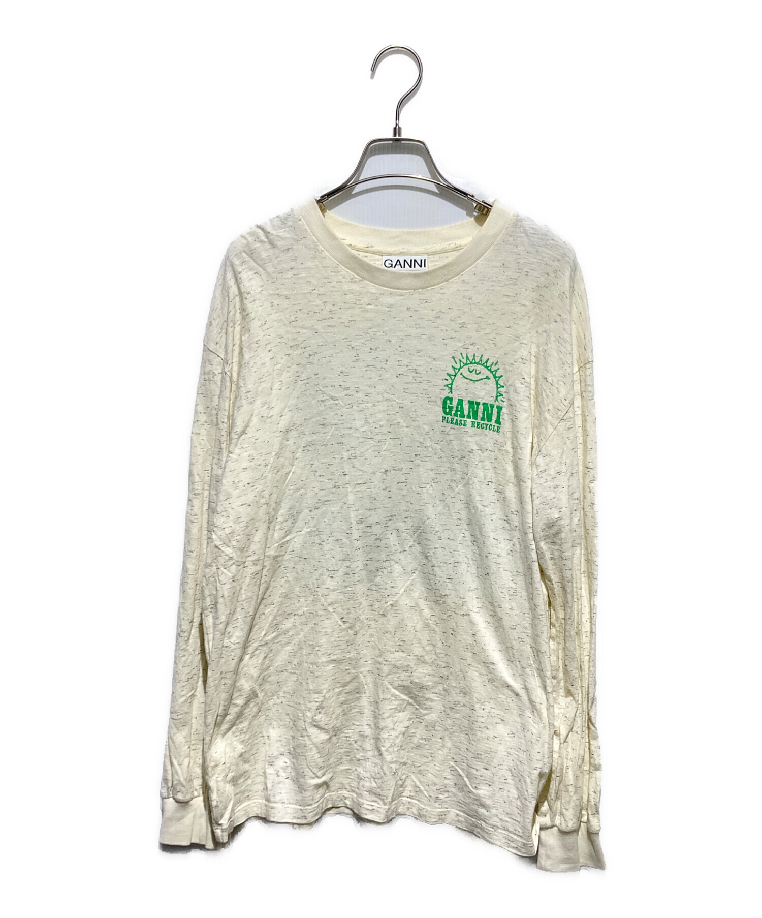 中古・古着通販】Ganni (ガニー) ロングスリーブプリントカットソー