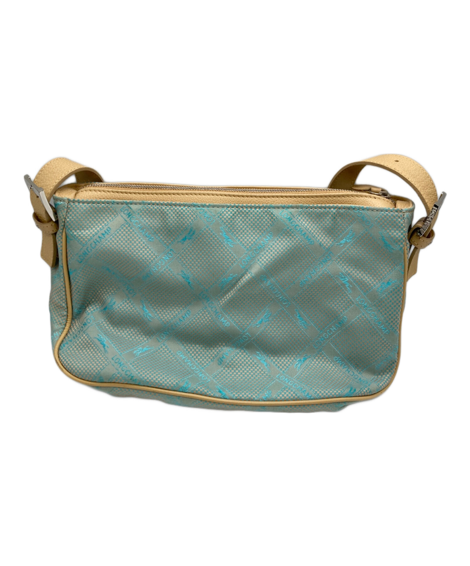 中古・古着通販】LONGCHAMP (ロンシャン) ショルダーバッグ ブルー