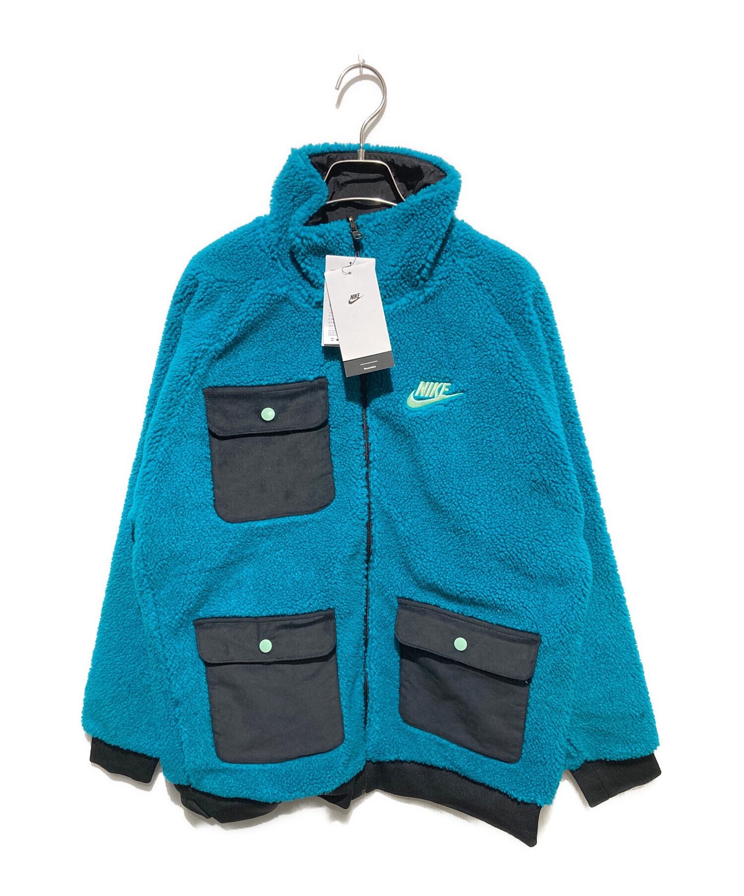 中古・古着通販】NIKE (ナイキ) リバーシブルフリースジャケット