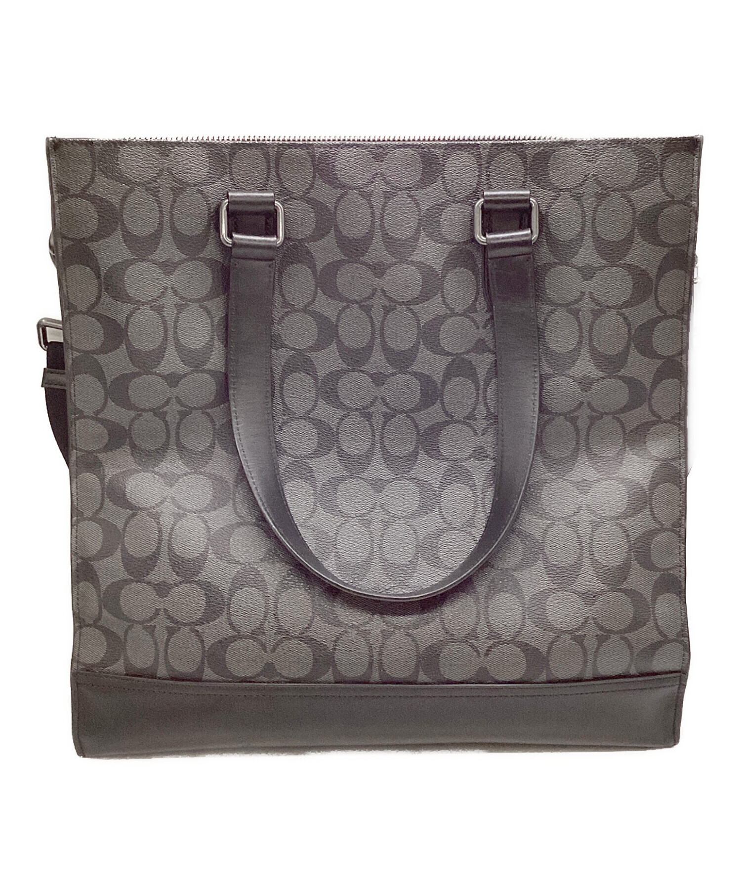 COACHグラハム ストラクチャード ビジネス トートバッグ 黒 C3232 COACH（コーチ） 国内発送 バッグ メンズ トートバッグ シグネチャー