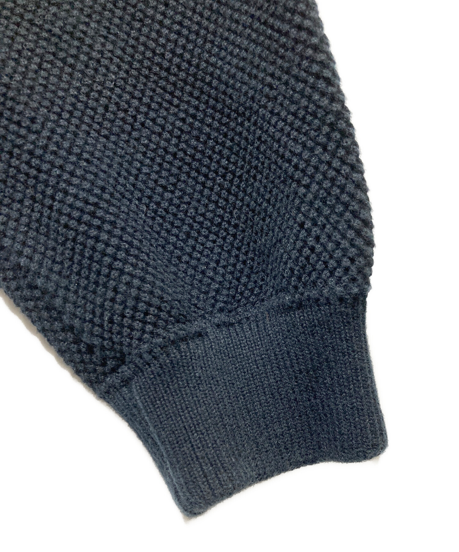 中古・古着通販】crepuscule (クレプスキュール) moss stitch V/N 