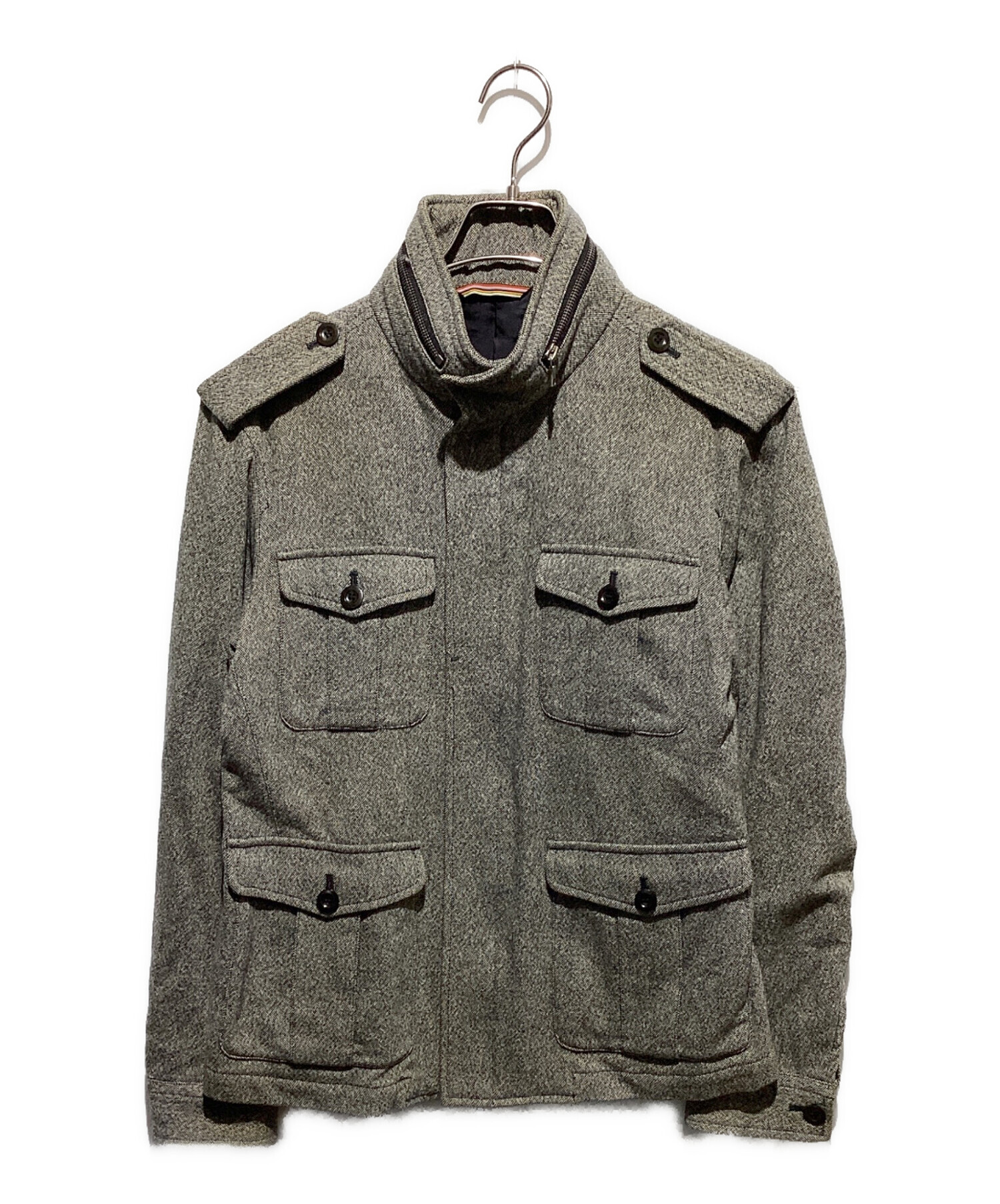Paul Smith ポールスミス LONDON ミリタリージャケット PS アルパカ混 