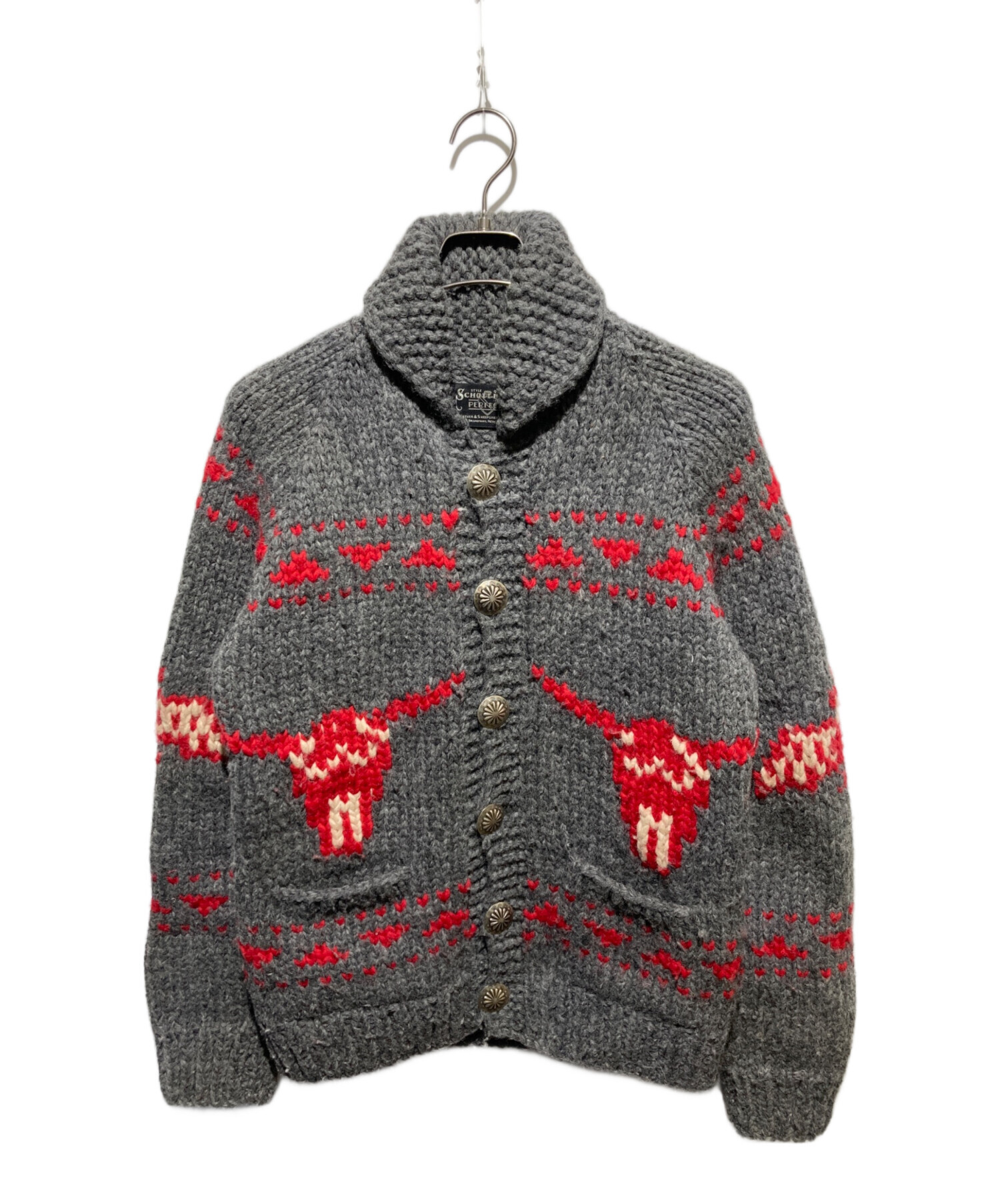 中古・古着通販】SCHOTT BROS. (ショット) カウチンニットカーディガン