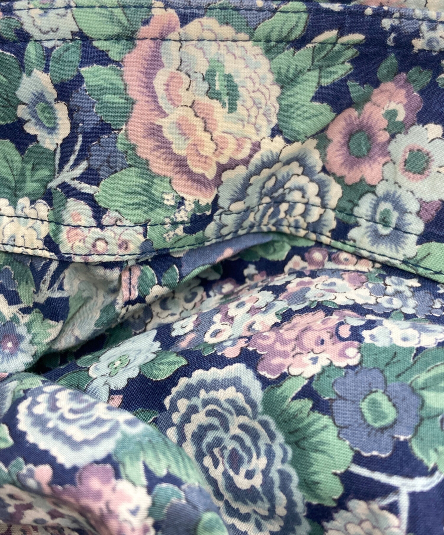 【美品✨】希少！ポールスミスコレクション　シャツ　ボタニカル　花柄　ブルー　Ｌ 中古・古着通販】Paul Smith (ポールスミス) ボタニカル花柄シャツ