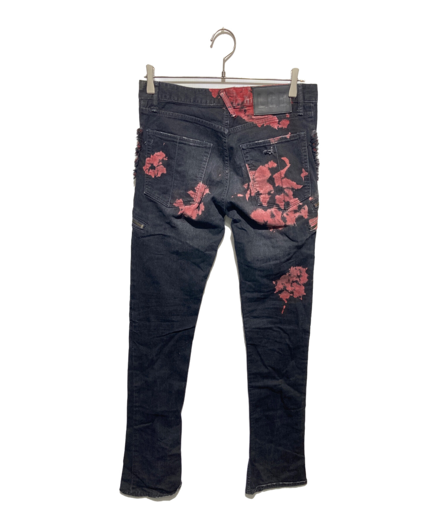 中古・古着通販】L.G.B (ルグランブルー) S-WOLF/BR+REDダメージデニム