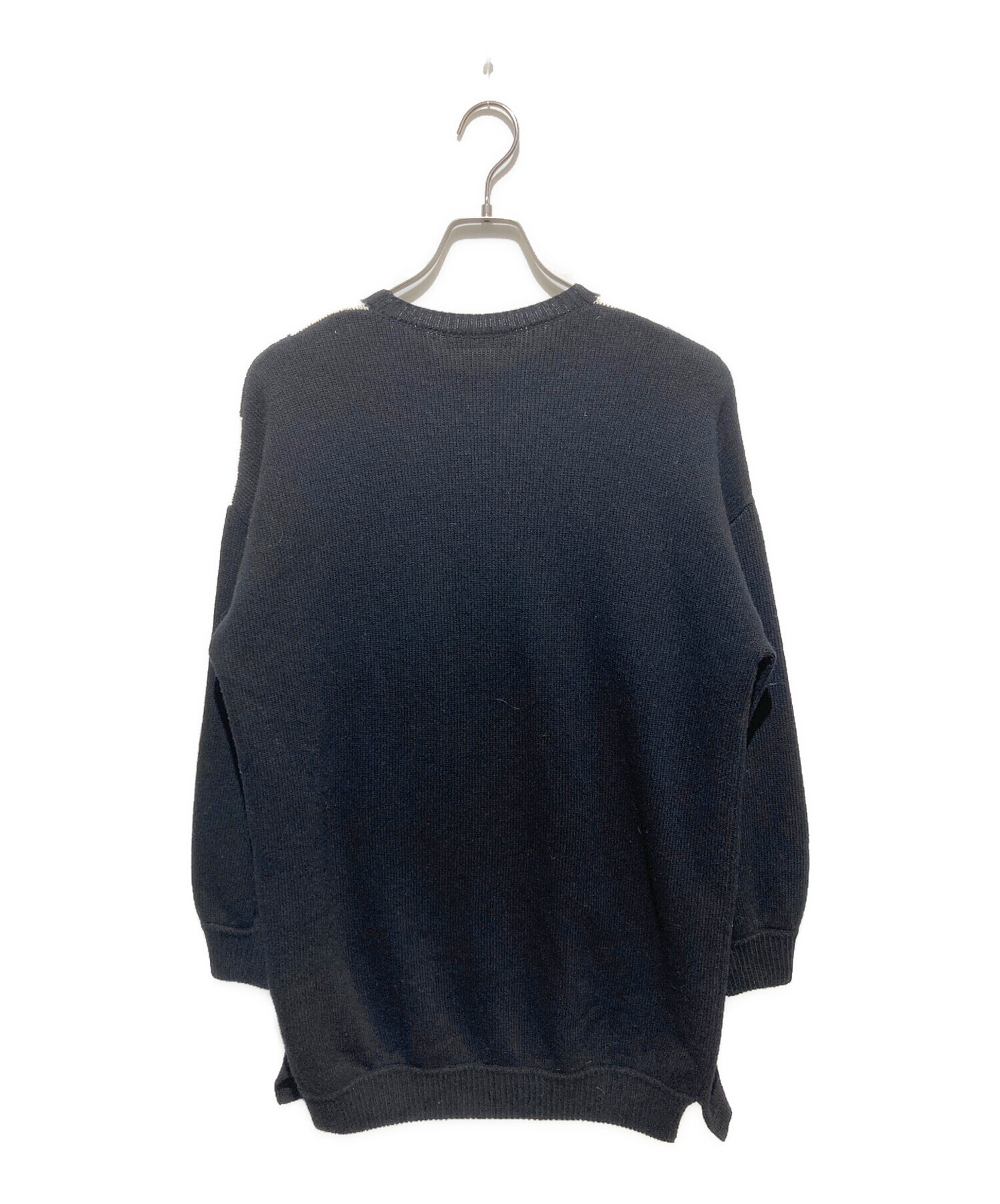 中古・古着通販】VALENTINO (ヴァレンティノ) Vデザインニット 