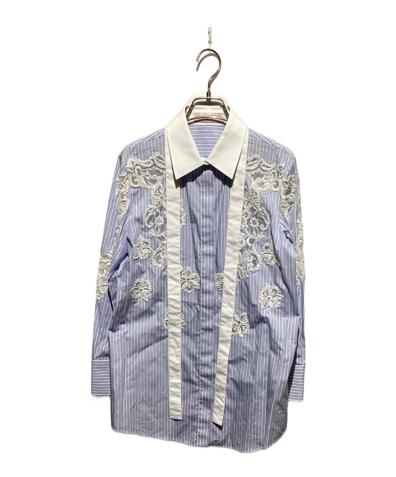 VALENTINO　ヴァレンティノ　レース　シャツ　ブラウス 中古・古着通販】VALENTINO (ヴァレンティノ) Leisure blouse/レース