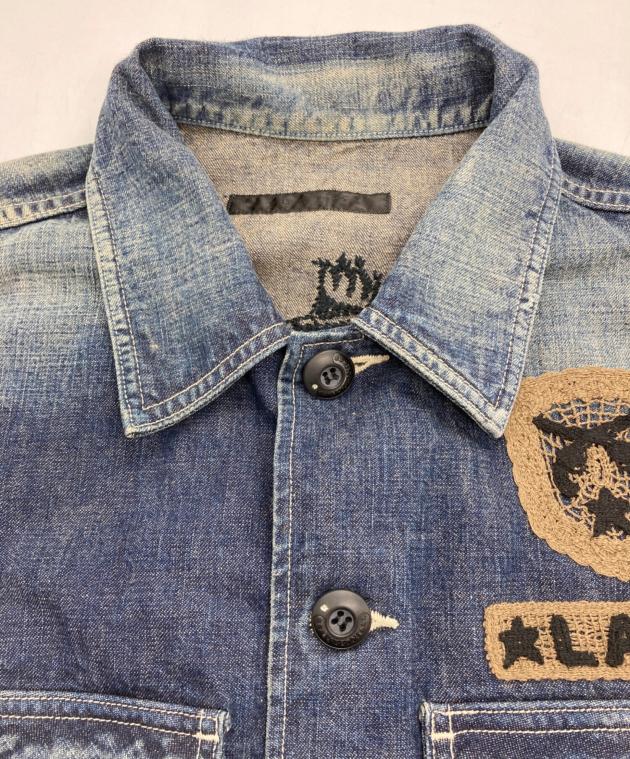 - SHIRT WORK DENIM BLUE / SC27852 No. Lot デニムシャツ Roar SUGAR CANE CANE,SUGAR トップス