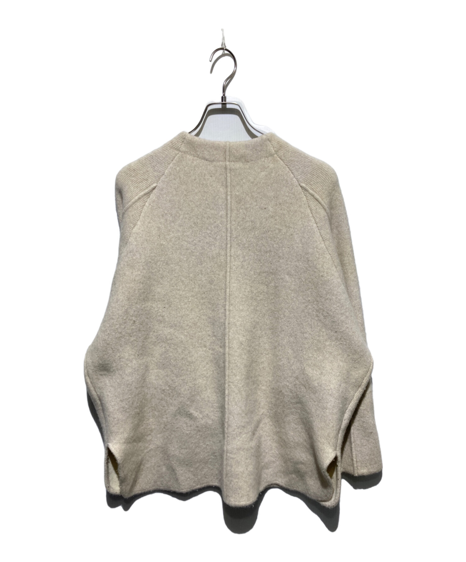 2024AW アダムエロペ ダブルフェイスニットミドル丈ブルゾン 中古・古着通販】Adam et Rope (アダム エ ロペ) ダブルフェイスニット