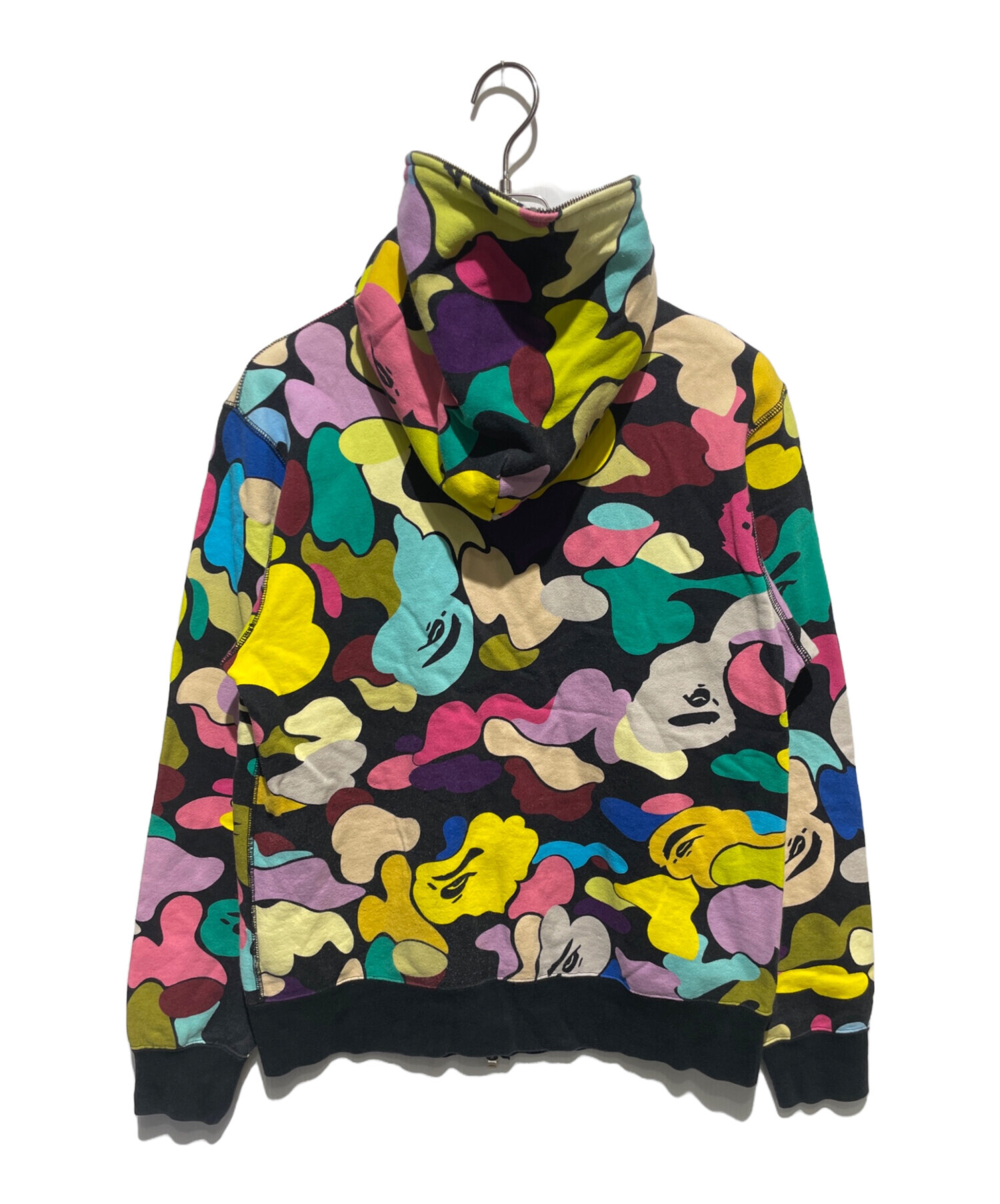 アベイシングエイプジップパーカー 中古・古着通販】A BATHING APE (ア ベイシング エイプ) Giant multi