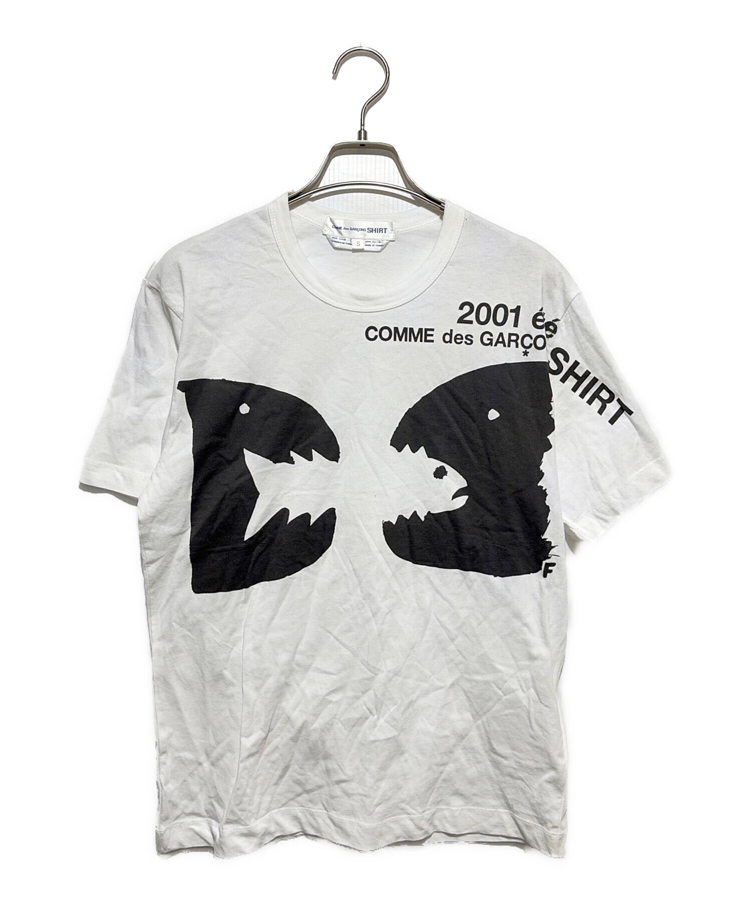 COMME des GARÇONS SHIRT アートプリント Tシャツ S 中古・古着通販】COMME des GARCONS SHIRT (コムデギャルソンシャツ