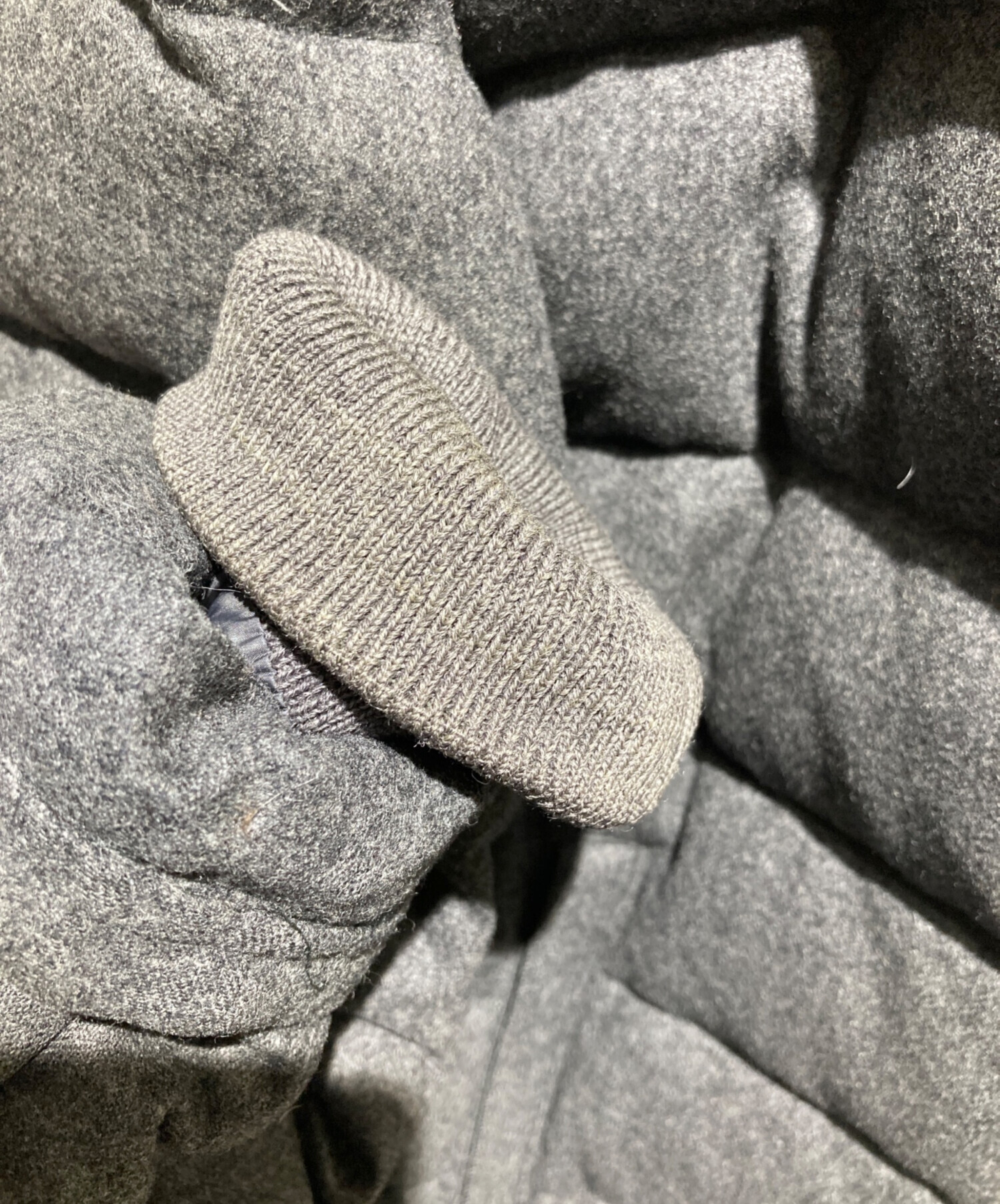 中古・古着通販】MONCLER (モンクレール) カヌートニット切替ダウン 