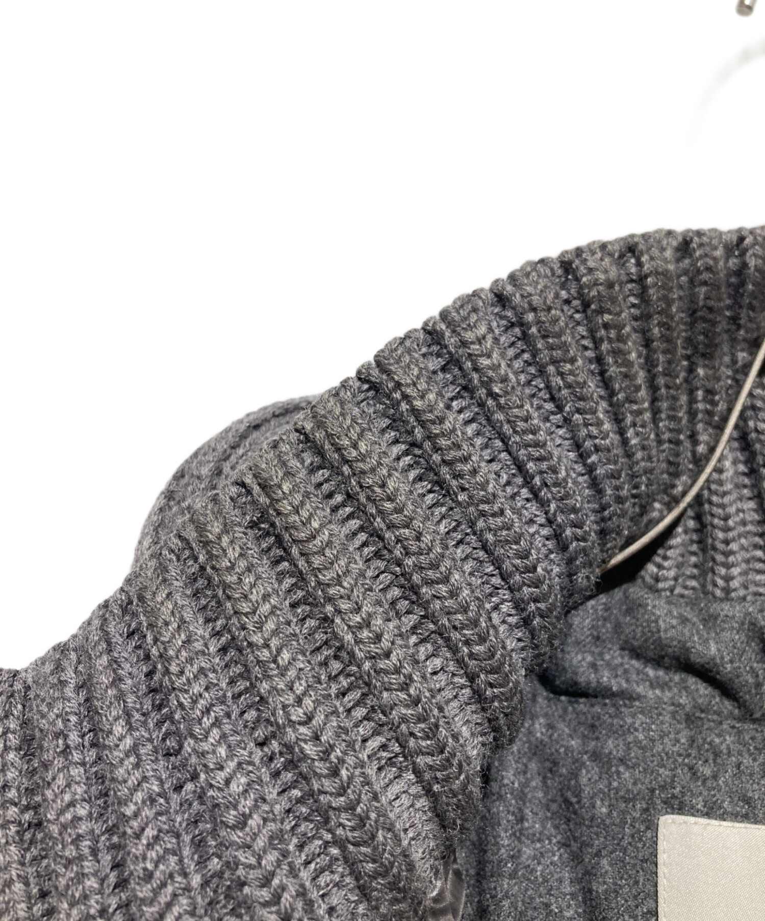 中古・古着通販】MONCLER (モンクレール) カヌートニット切替ダウン 